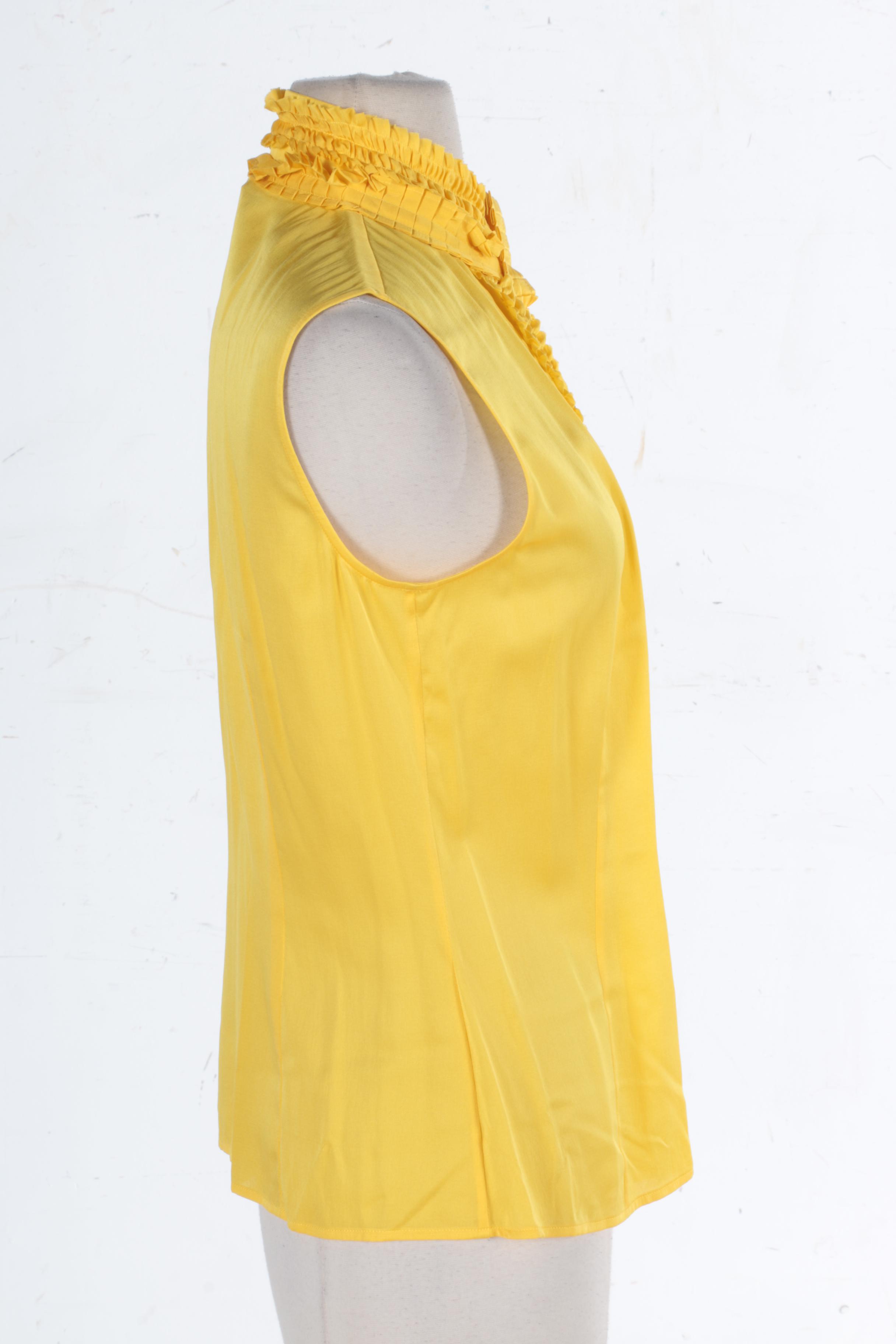 St. John Couture Yellow Top