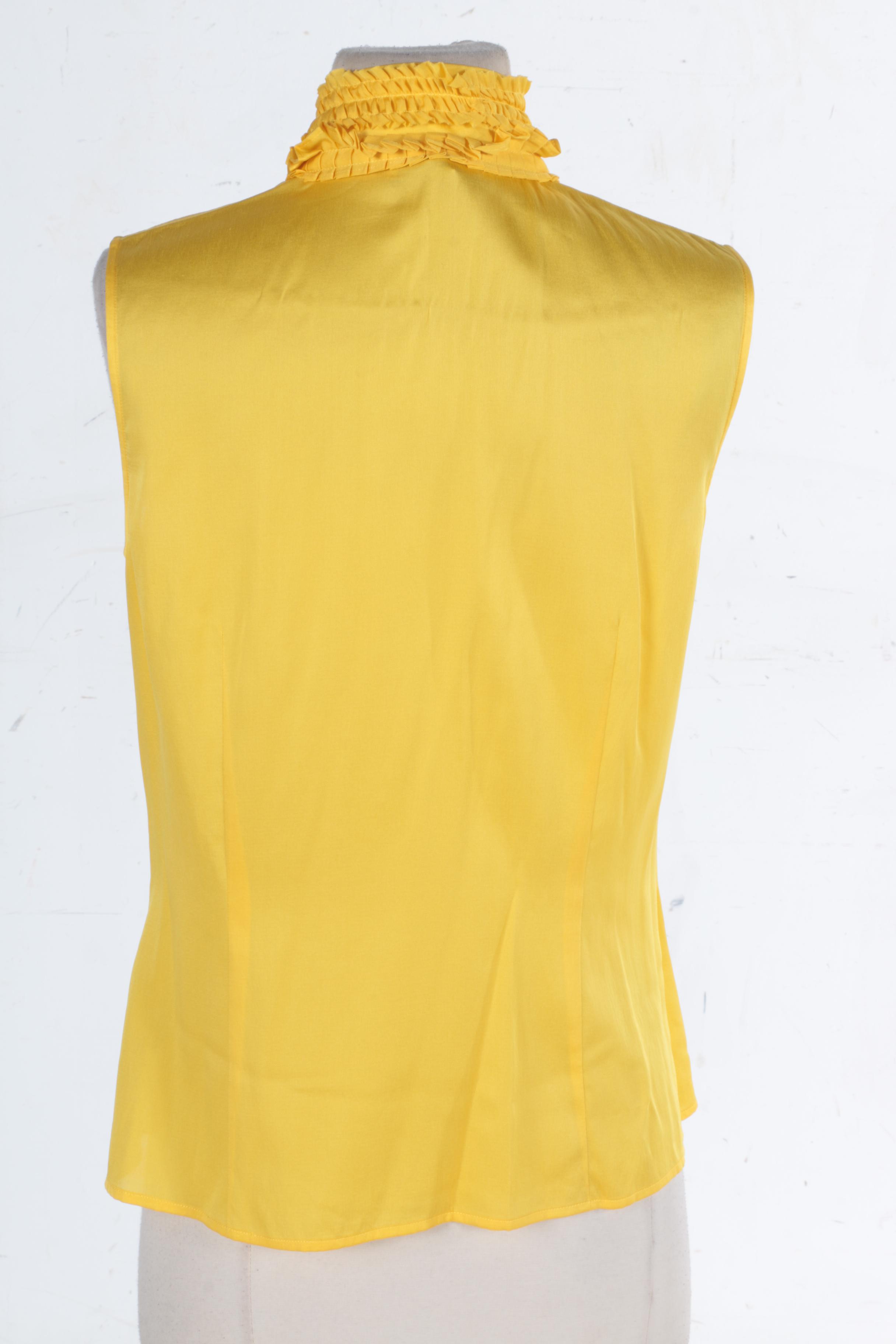 St. John Couture Yellow Top