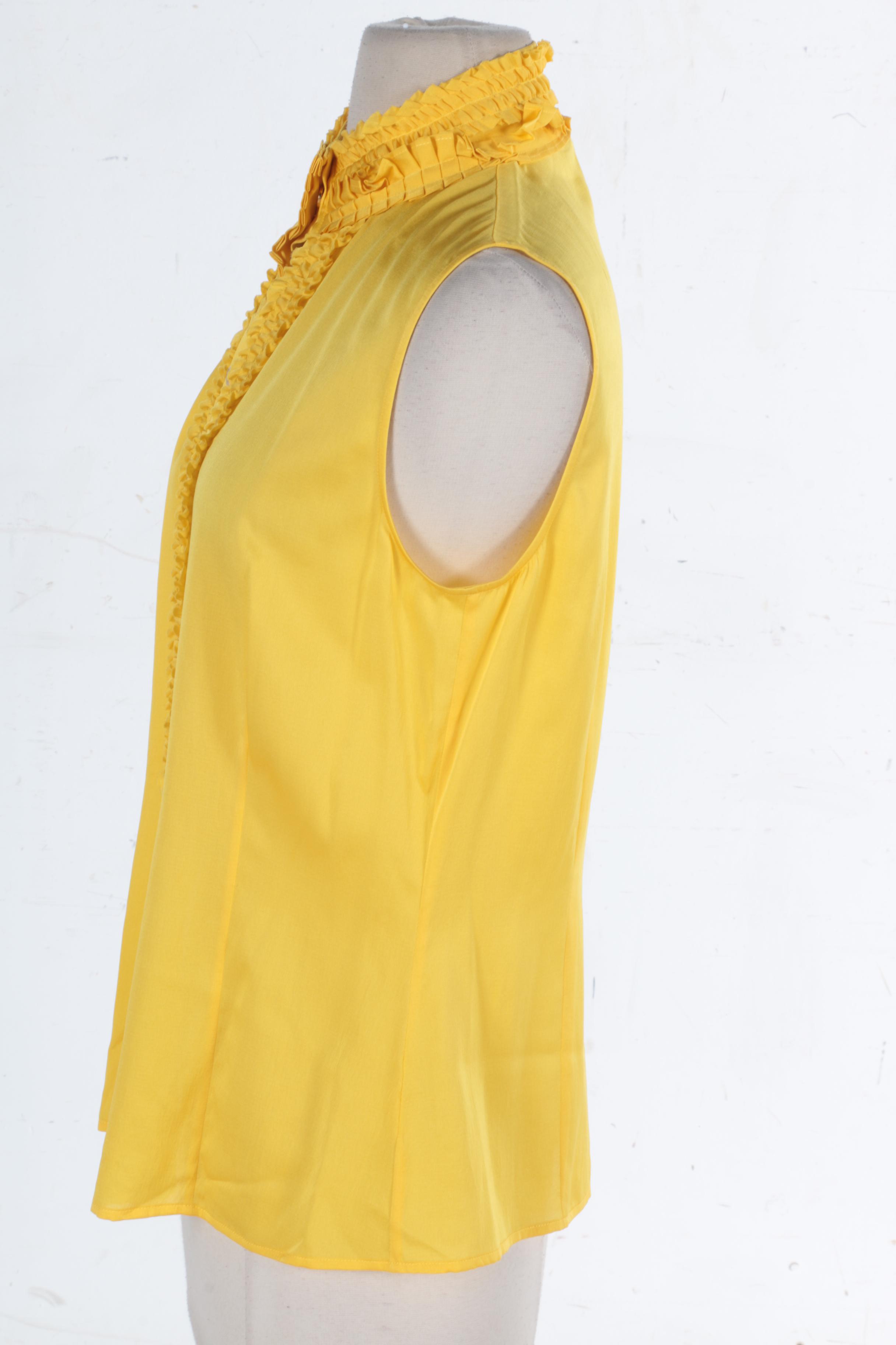 St. John Couture Yellow Top