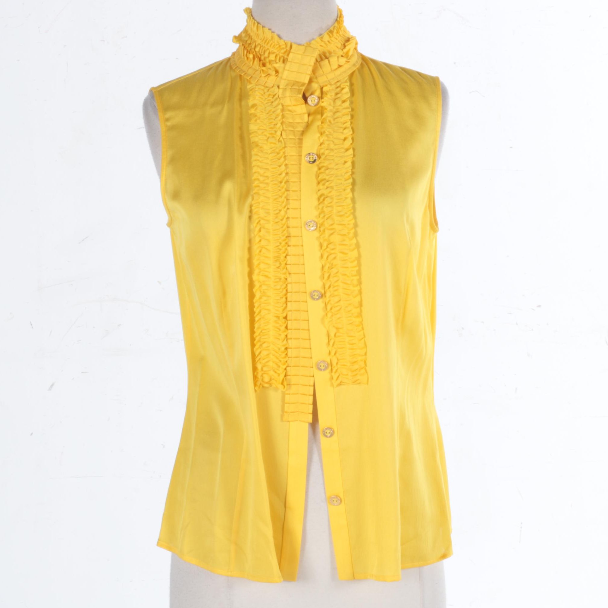 St. John Couture Yellow Top