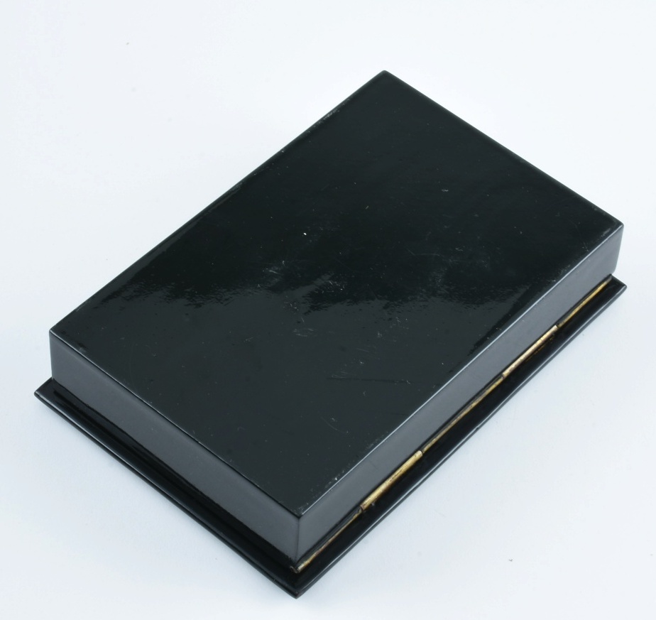 Late 20th Century Russian Palekh Lacquered Box of Jesus Christ