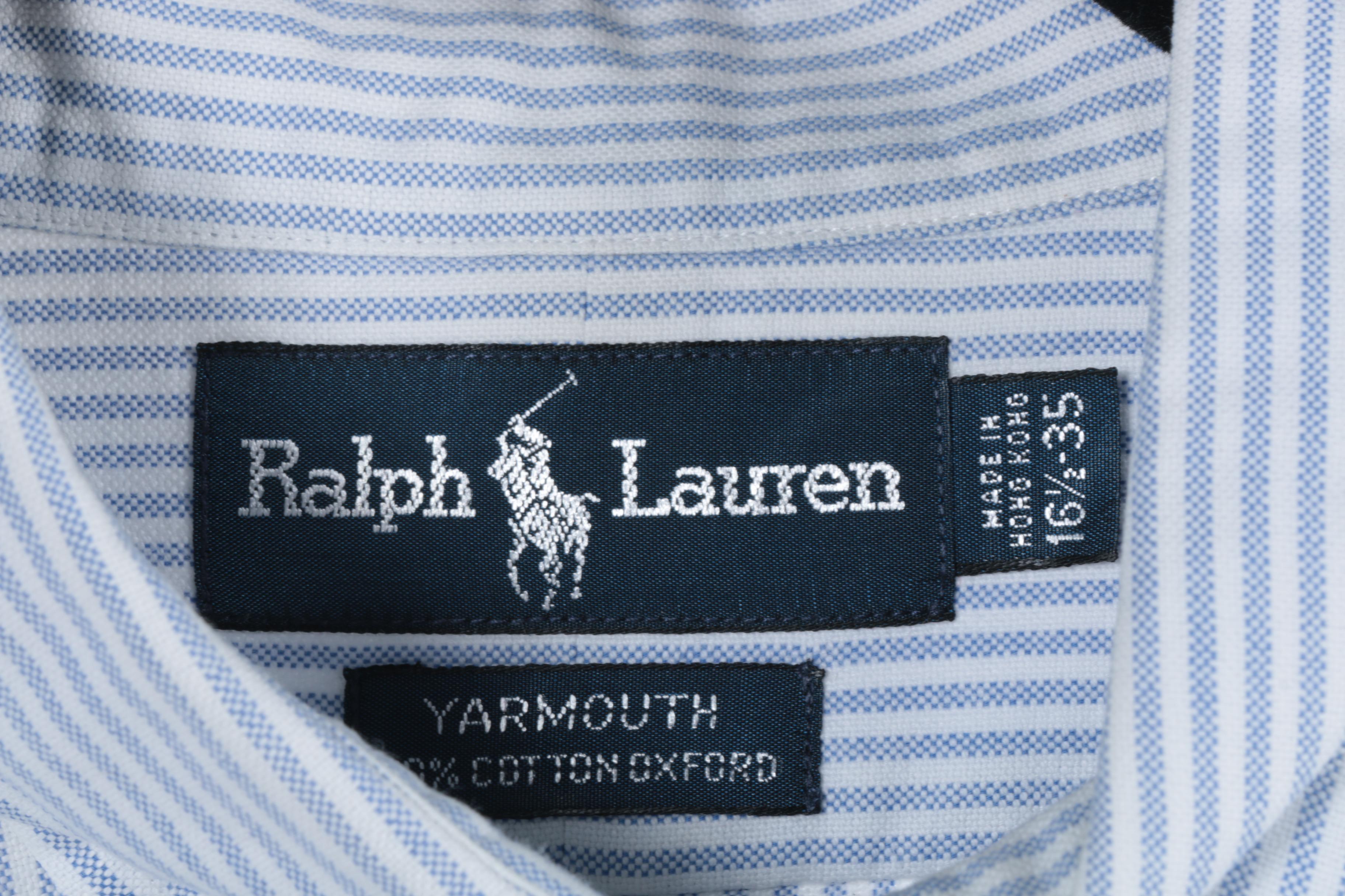 Men's Dress Shirts Including Brooks Brothers, Ralph Lauren