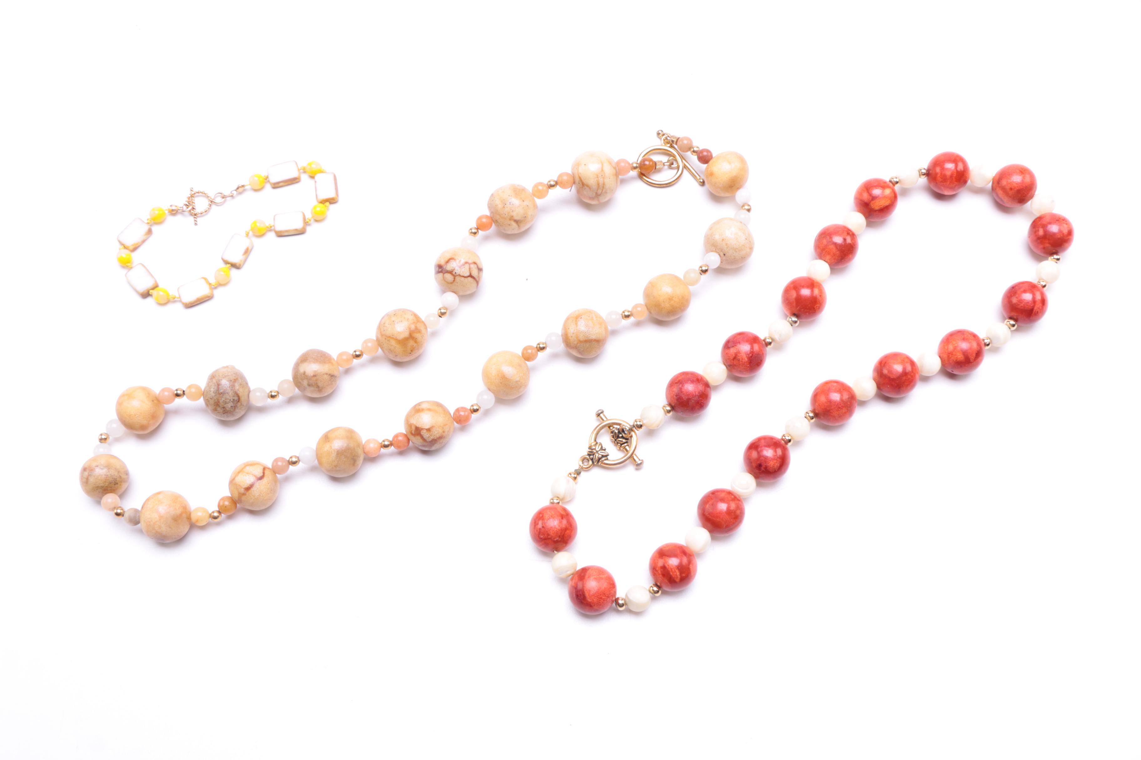 Assortment of Stone Jewelry