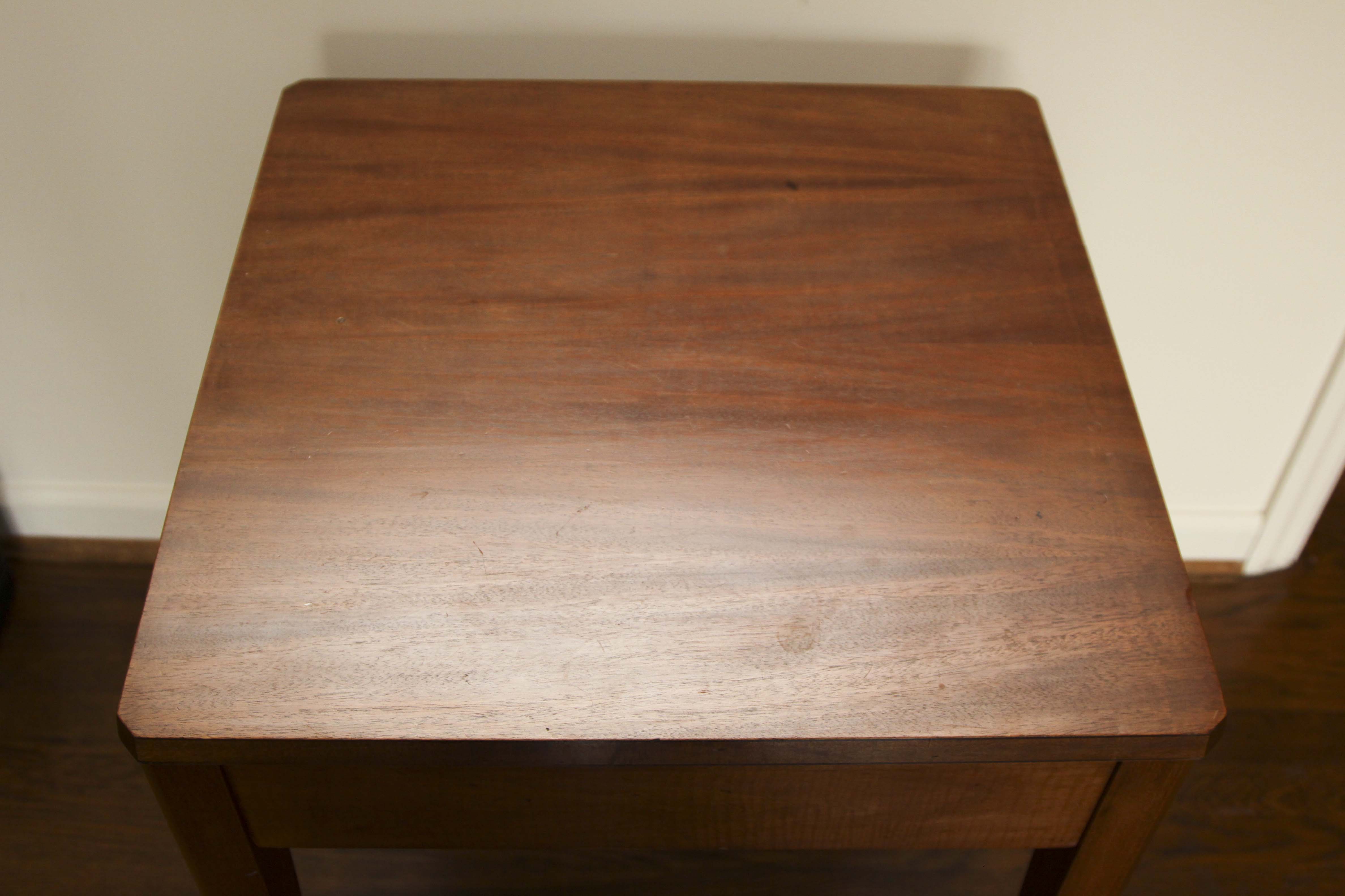 Vintage Swivel Top Side Table