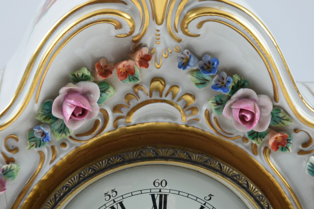 "Alt Meissen Art" Dresden Porcelain Clock