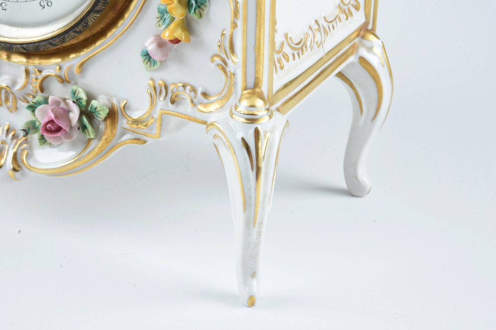 "Alt Meissen Art" Dresden Porcelain Clock