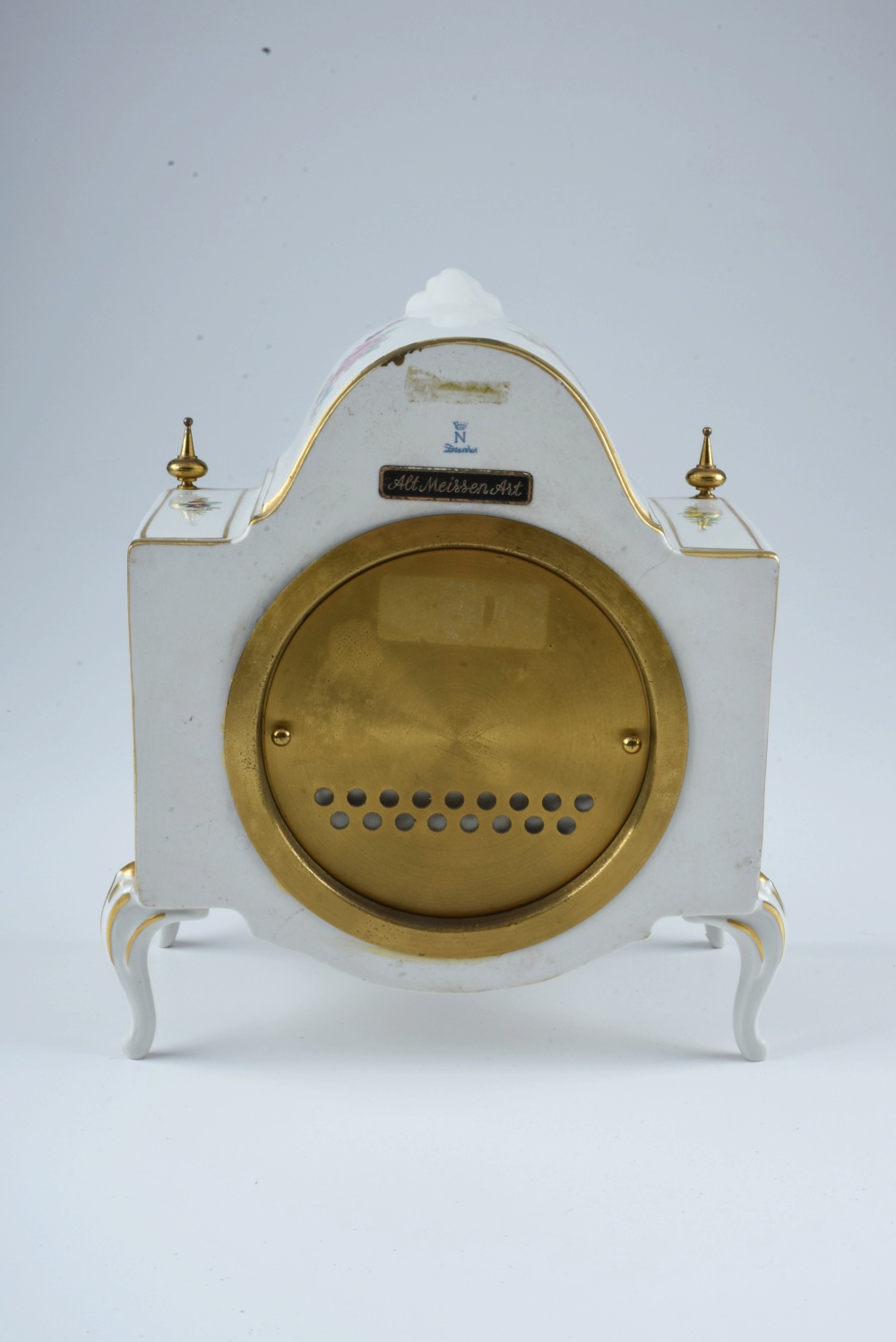 "Alt Meissen Art" Dresden Porcelain Clock