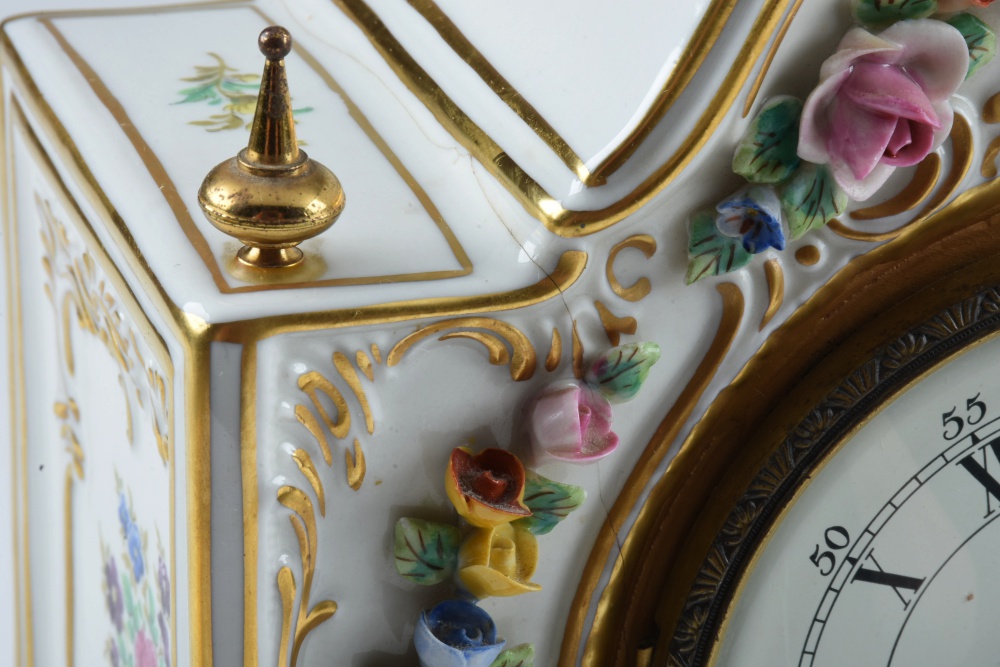 "Alt Meissen Art" Dresden Porcelain Clock