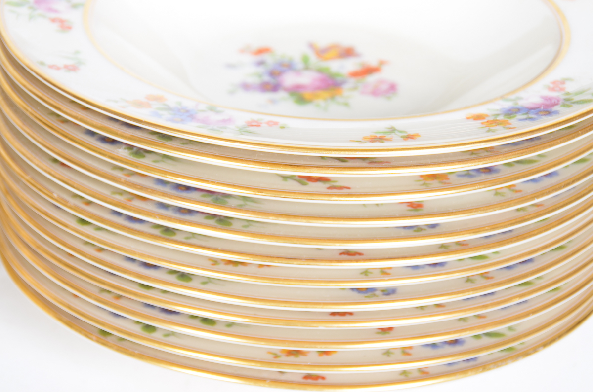 Collection of Coxon Belleek Dishes