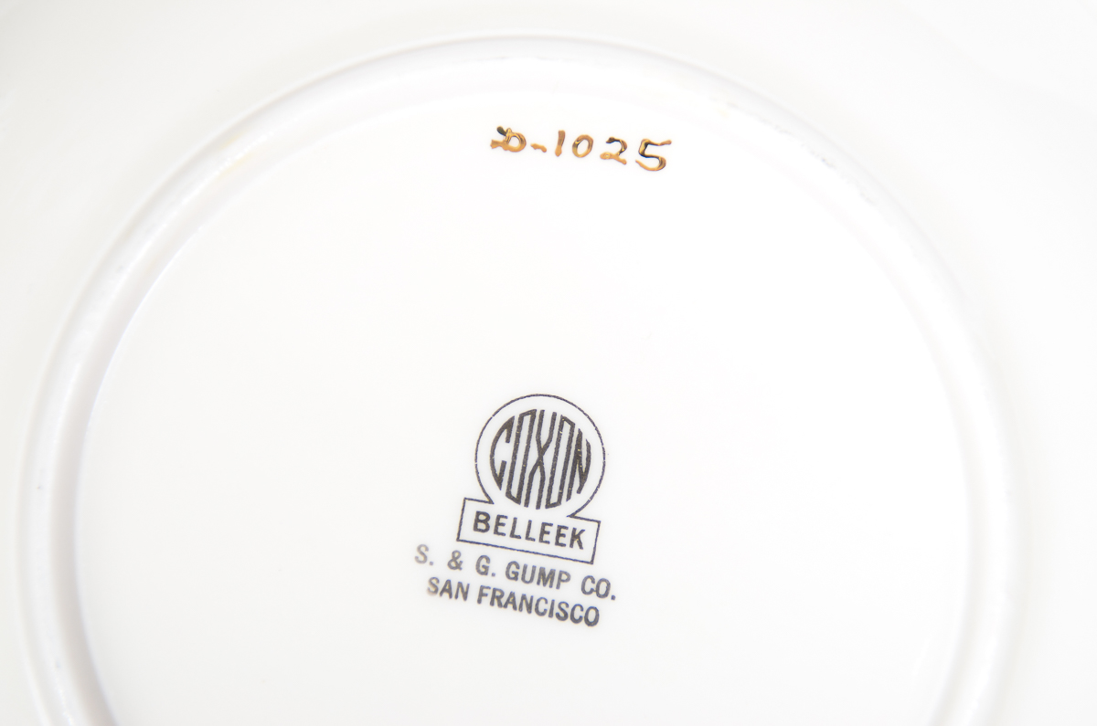 Collection of Coxon Belleek Dishes