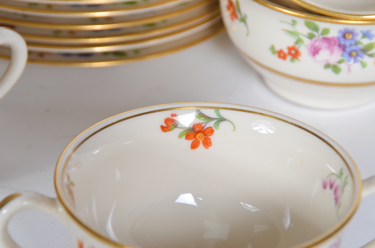 Collection of Coxon Belleek Dishes