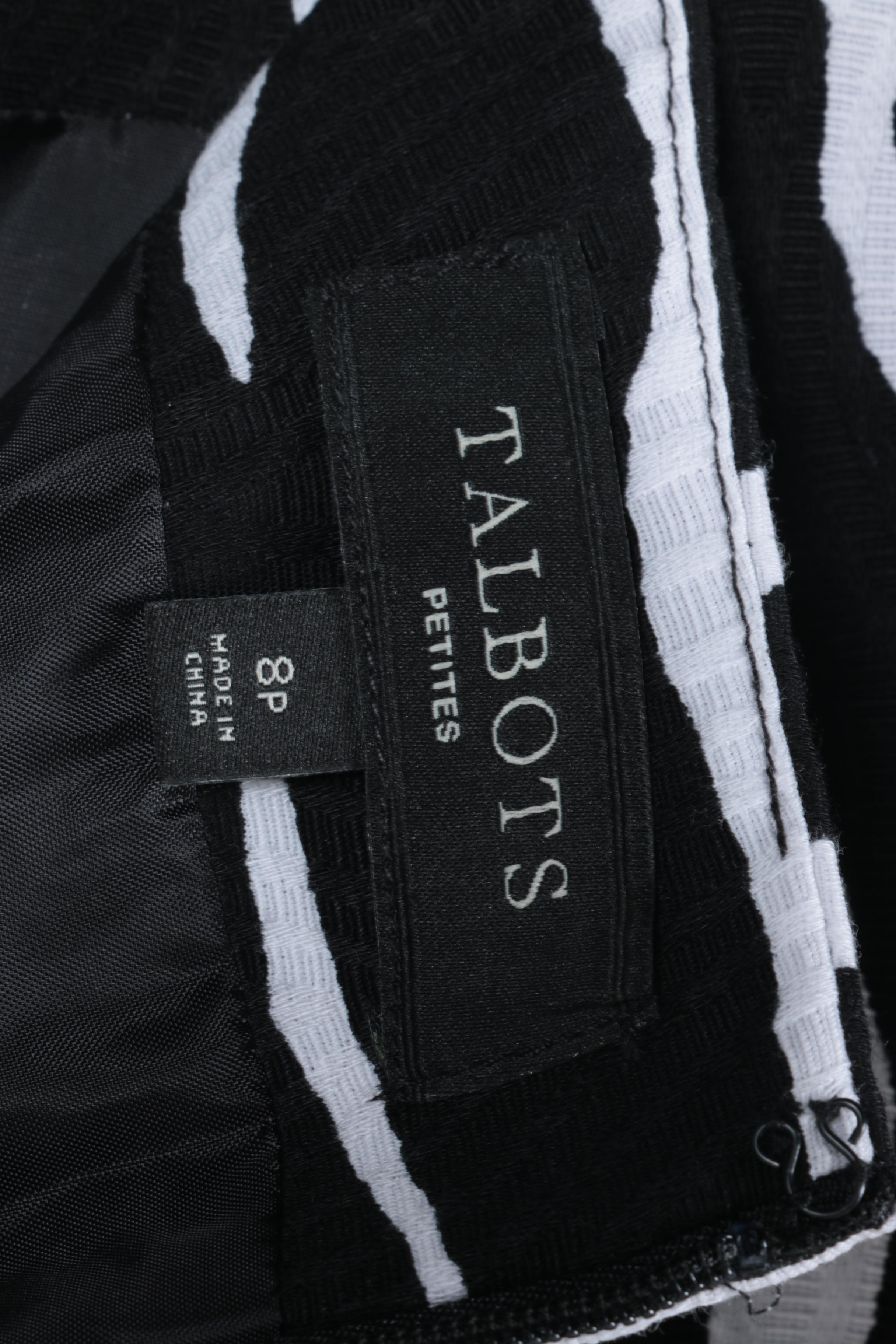 Talbot's Skirts in Black, White and Blue