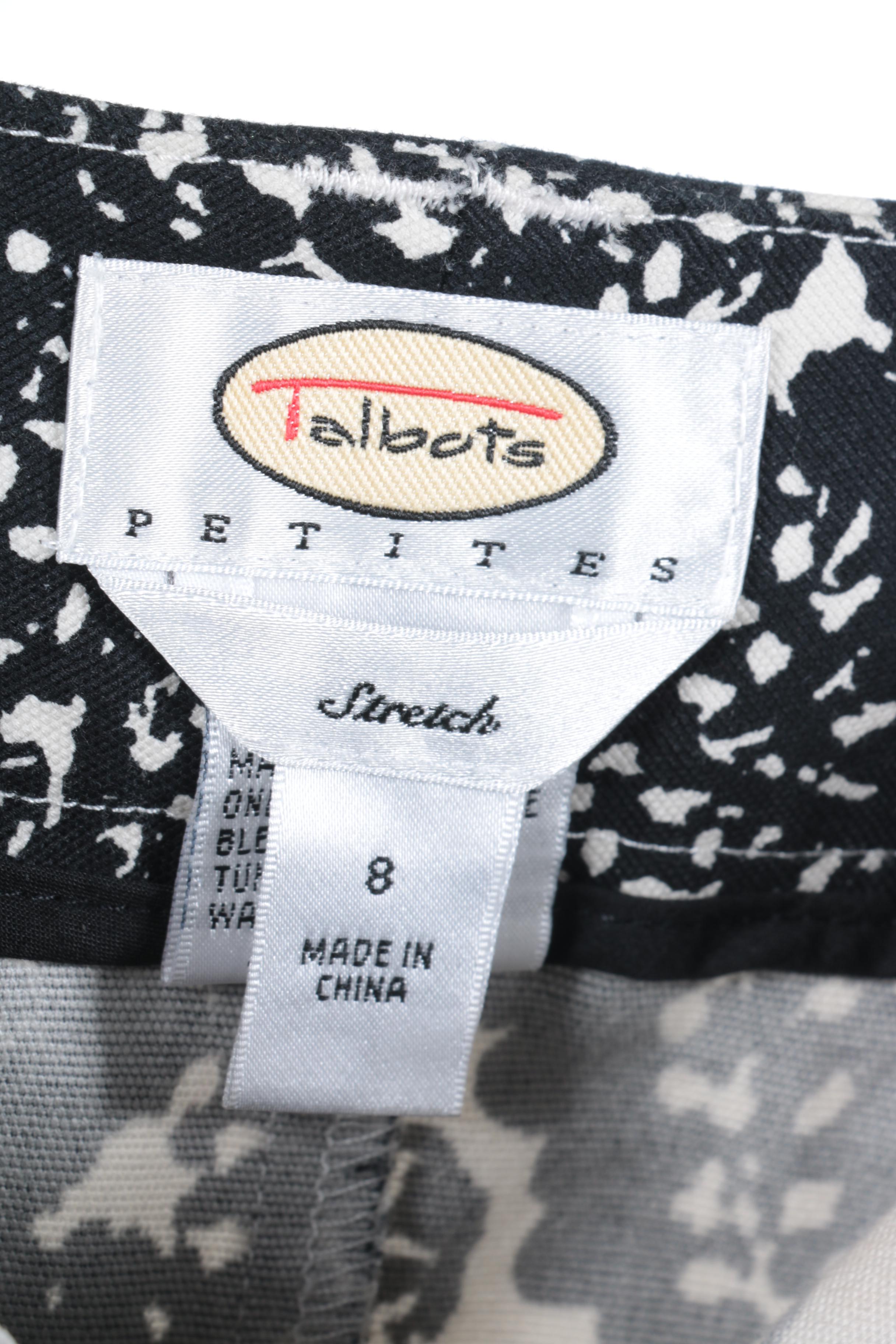 Talbot's Skirts in Black, White and Blue