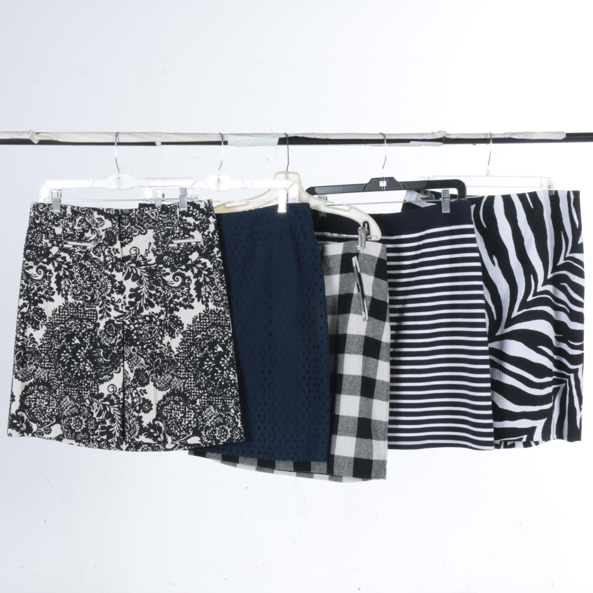 Talbot's Skirts in Black, White and Blue