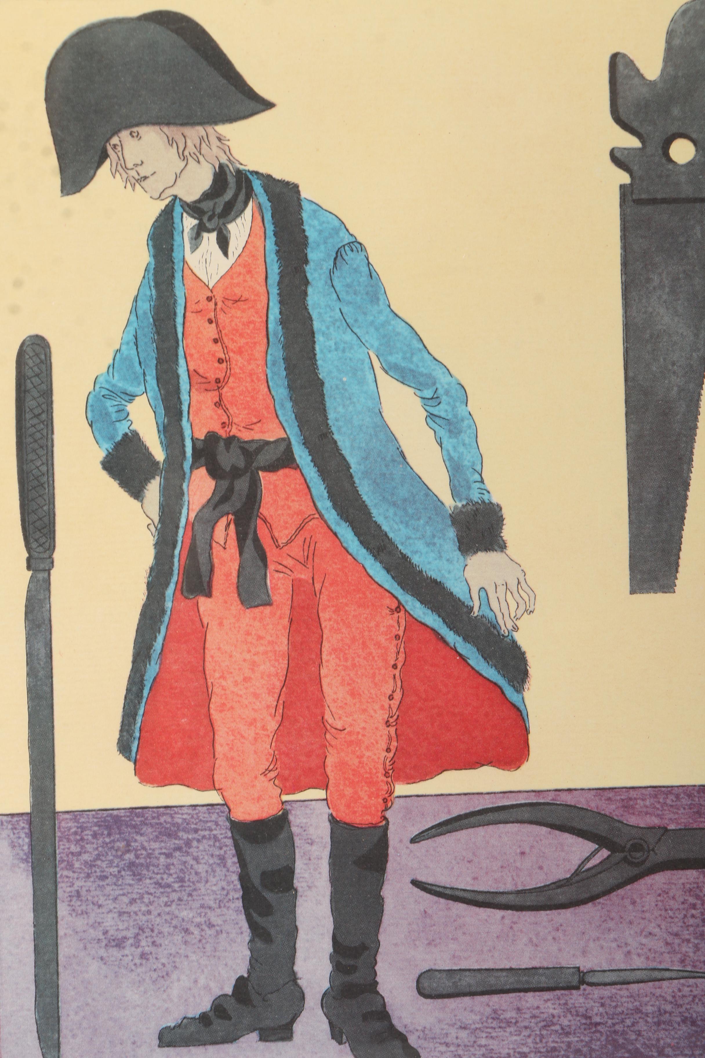 Offset Lithographs After Warja Honegger-Lavater From "2300 Years of Medical Costume"