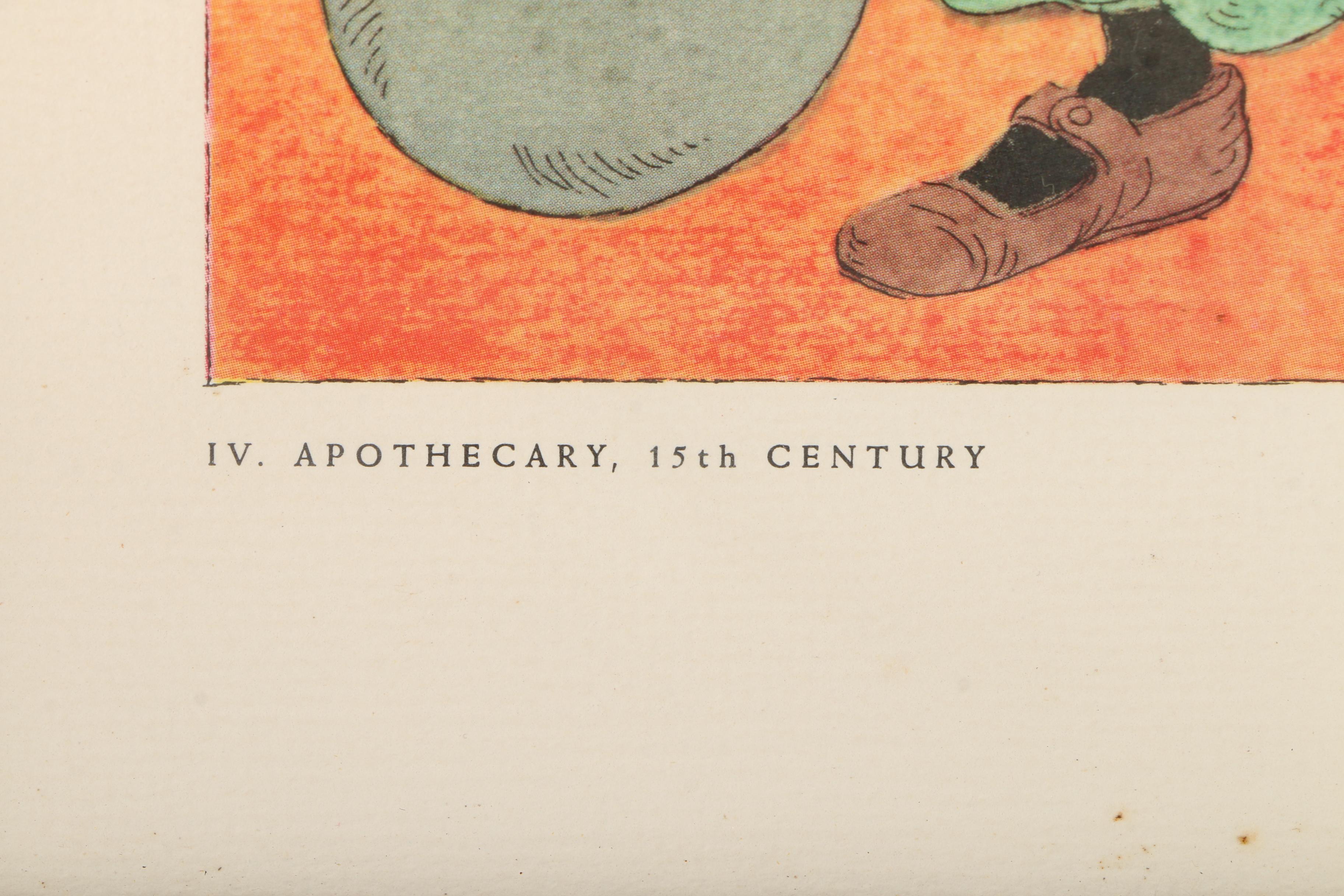 Offset Lithographs After Warja Honegger-Lavater From "2300 Years of Medical Costume"