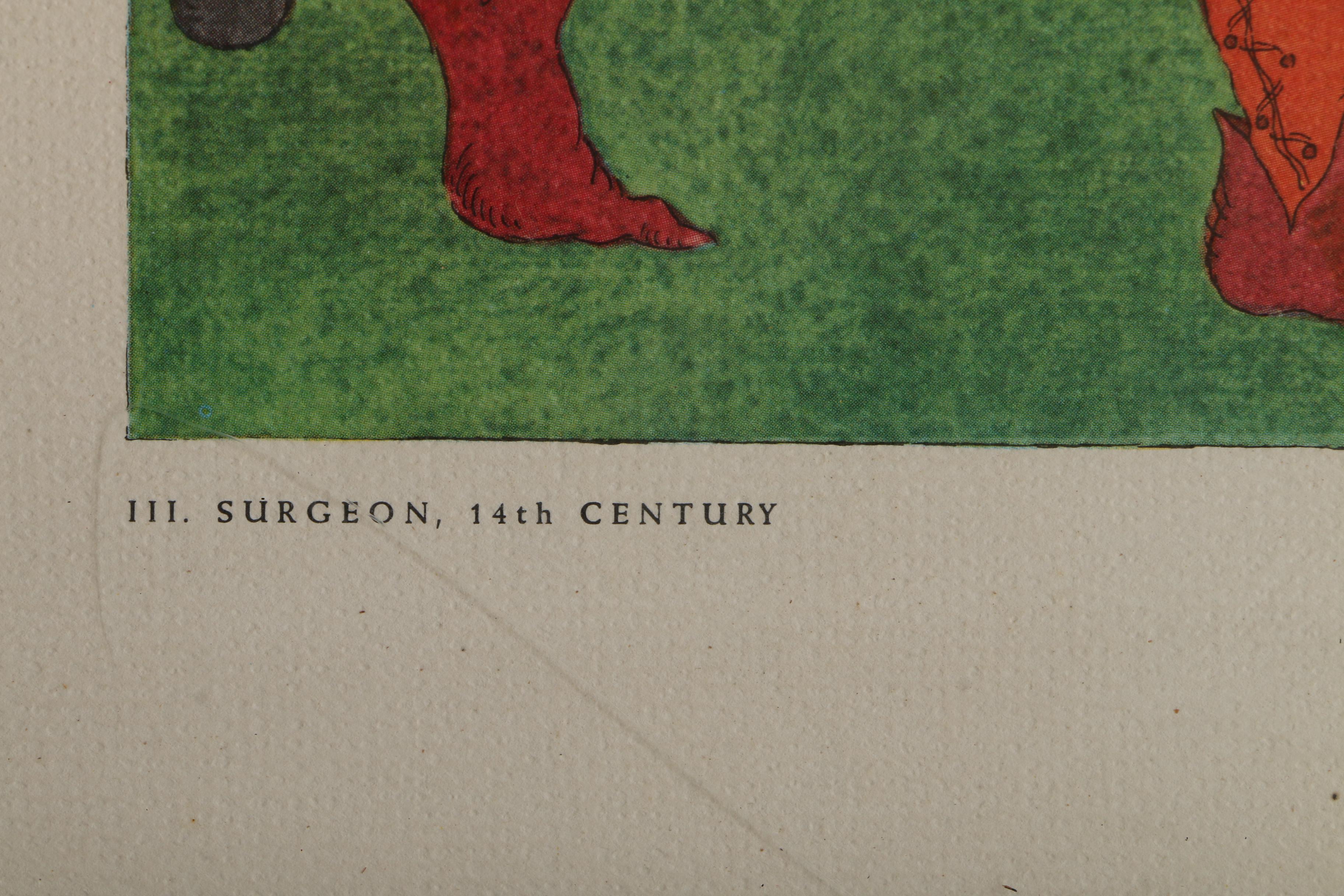 Offset Lithographs After Warja Honegger-Lavater From "2300 Years of Medical Costume"