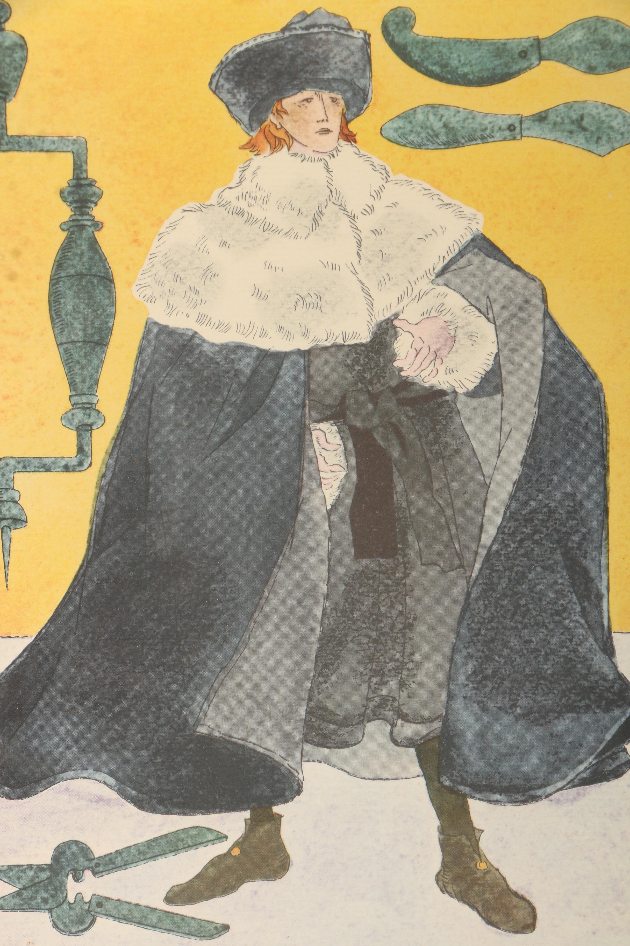 Offset Lithographs After Warja Honegger-Lavater From "2300 Years of Medical Costume"