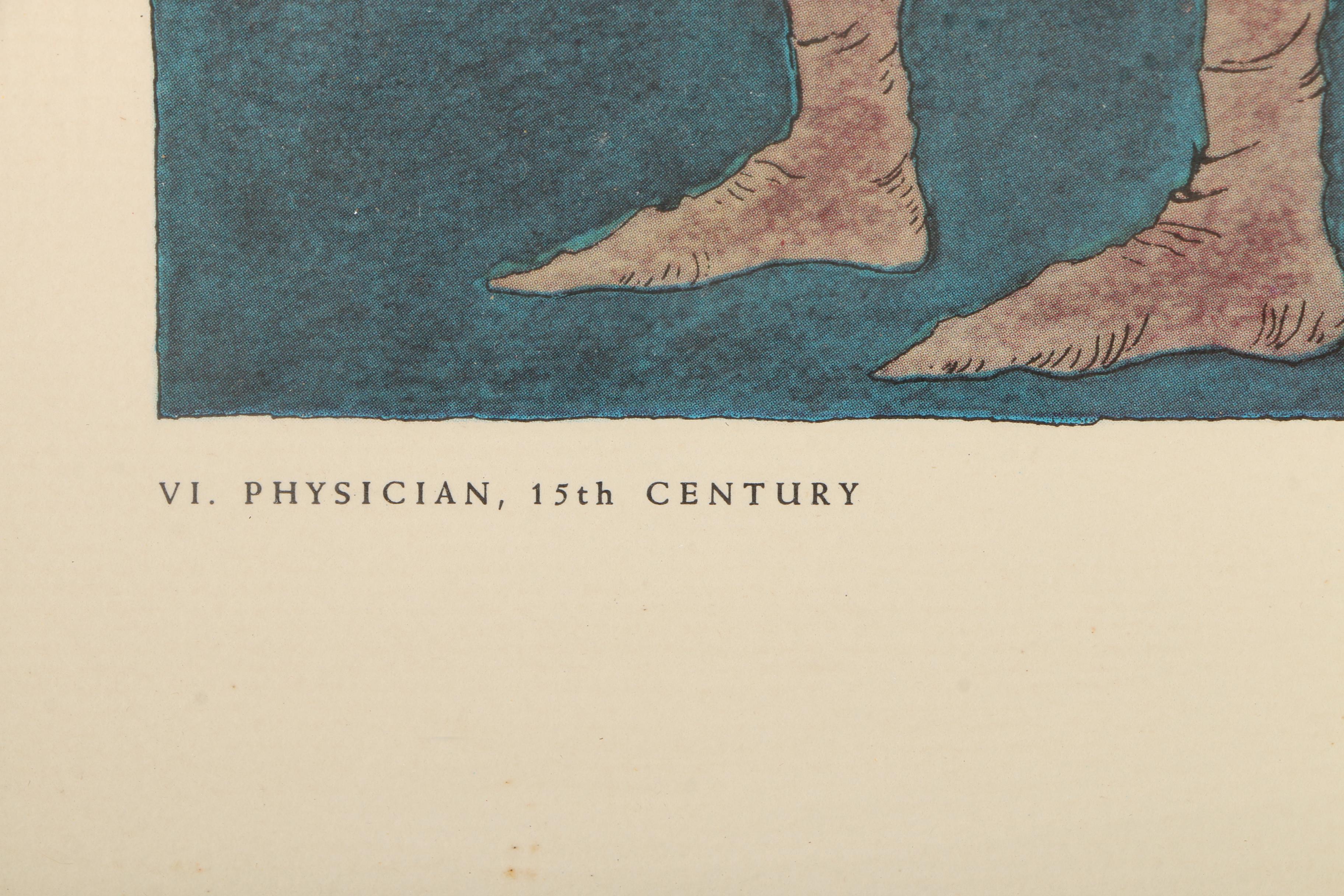 Offset Lithographs After Warja Honegger-Lavater From "2300 Years of Medical Costume"