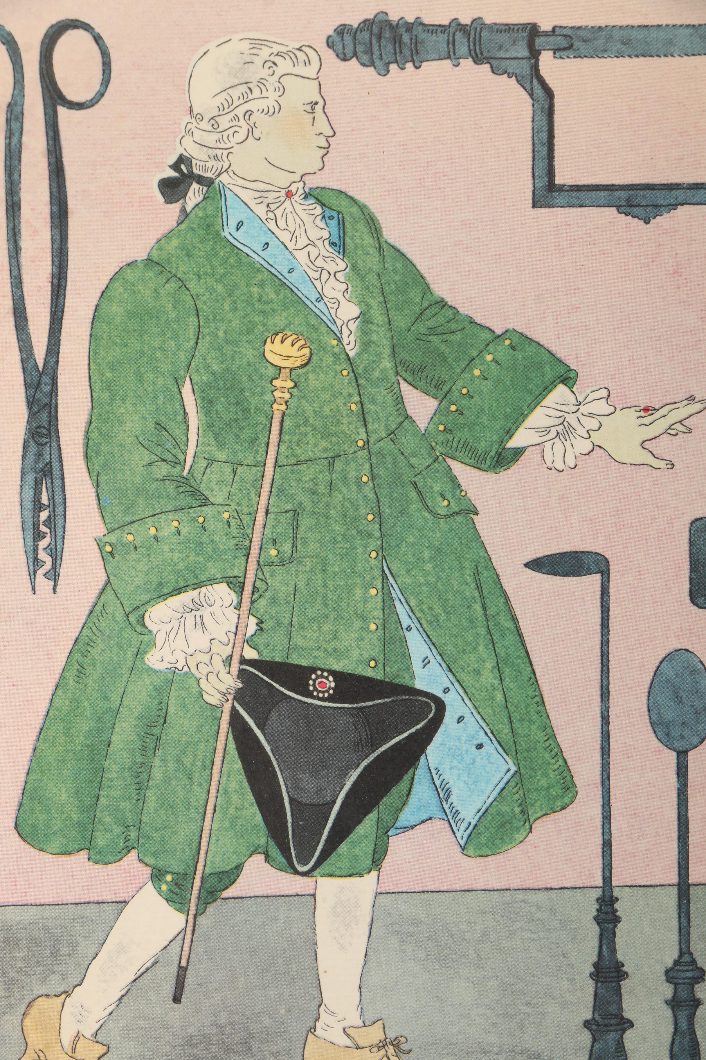 Offset Lithographs After Warja Honegger-Lavater From "2300 Years of Medical Costume"