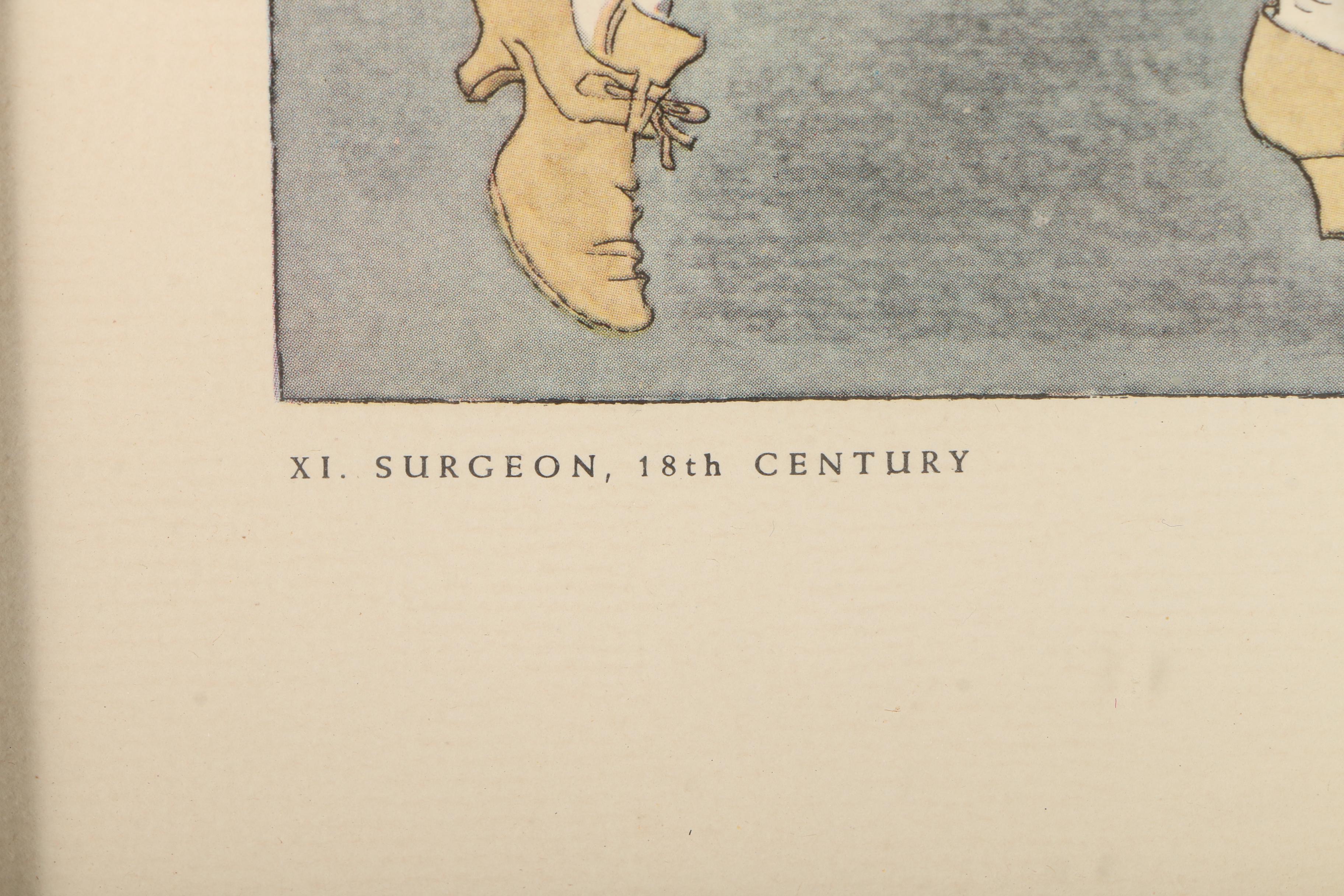 Offset Lithographs After Warja Honegger-Lavater From "2300 Years of Medical Costume"