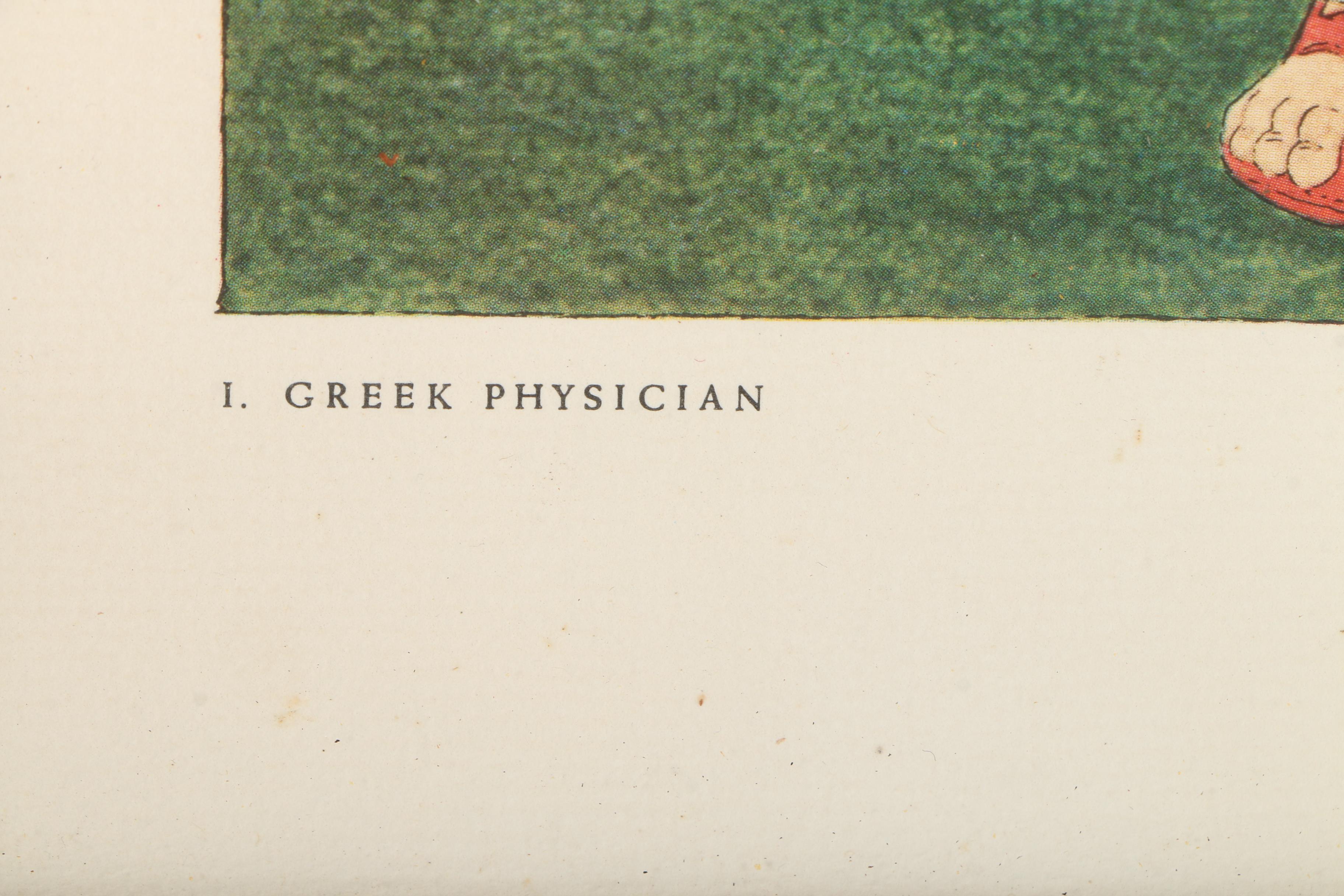 Offset Lithographs After Warja Honegger-Lavater From "2300 Years of Medical Costume"