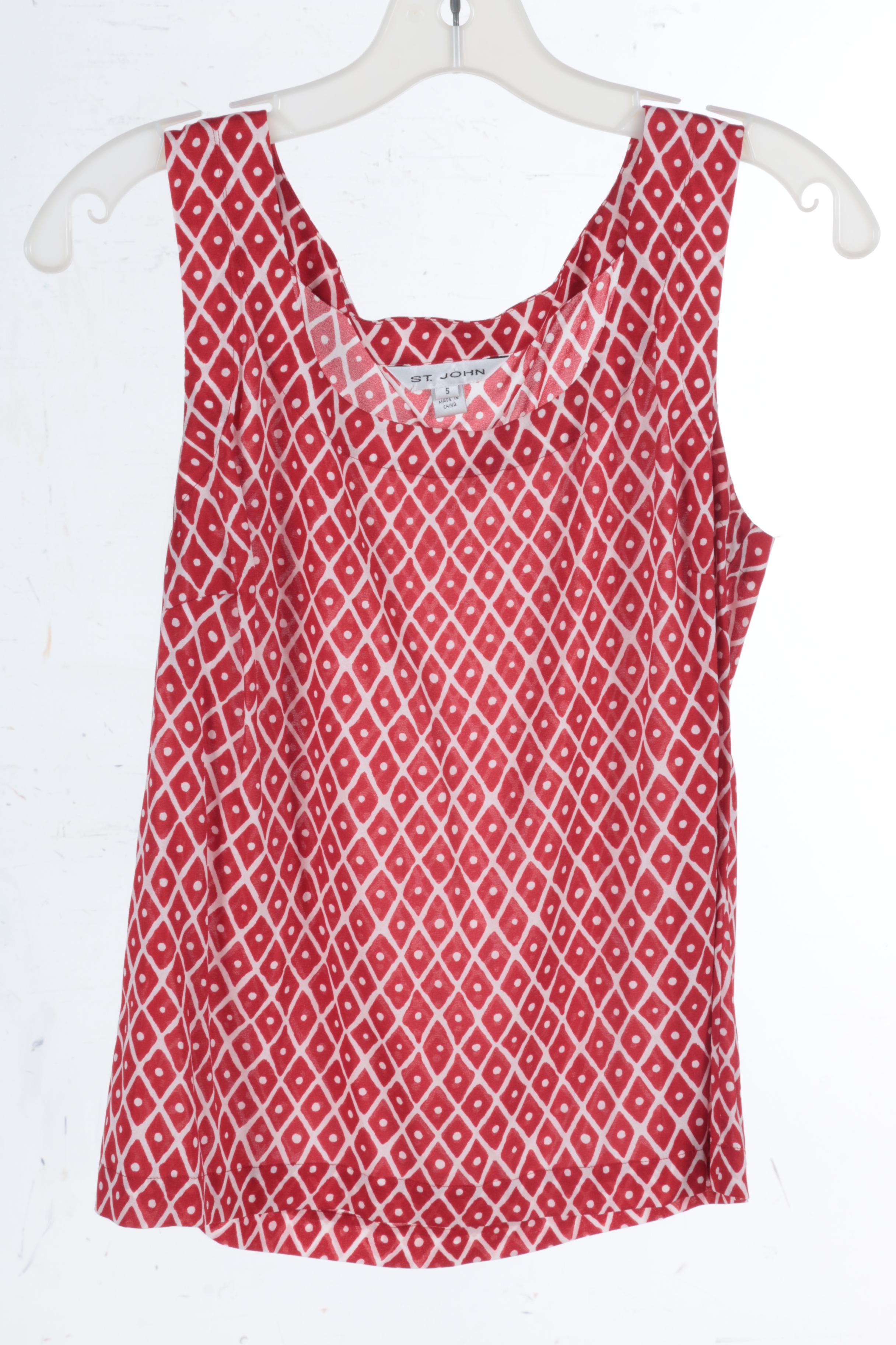 St. John Sleeveless Women's Tops