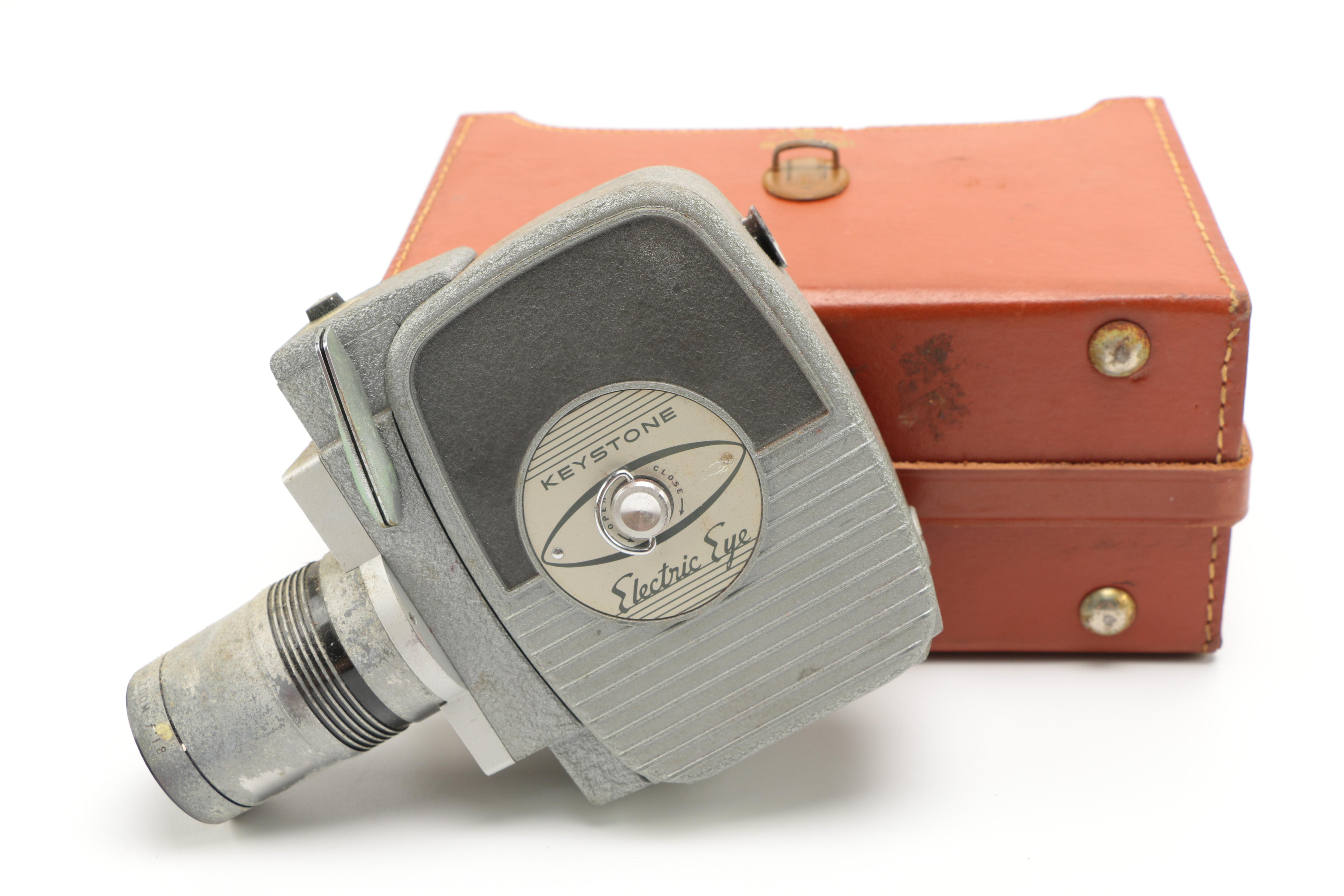 Vintage Keystone Video Cameras with Accessories