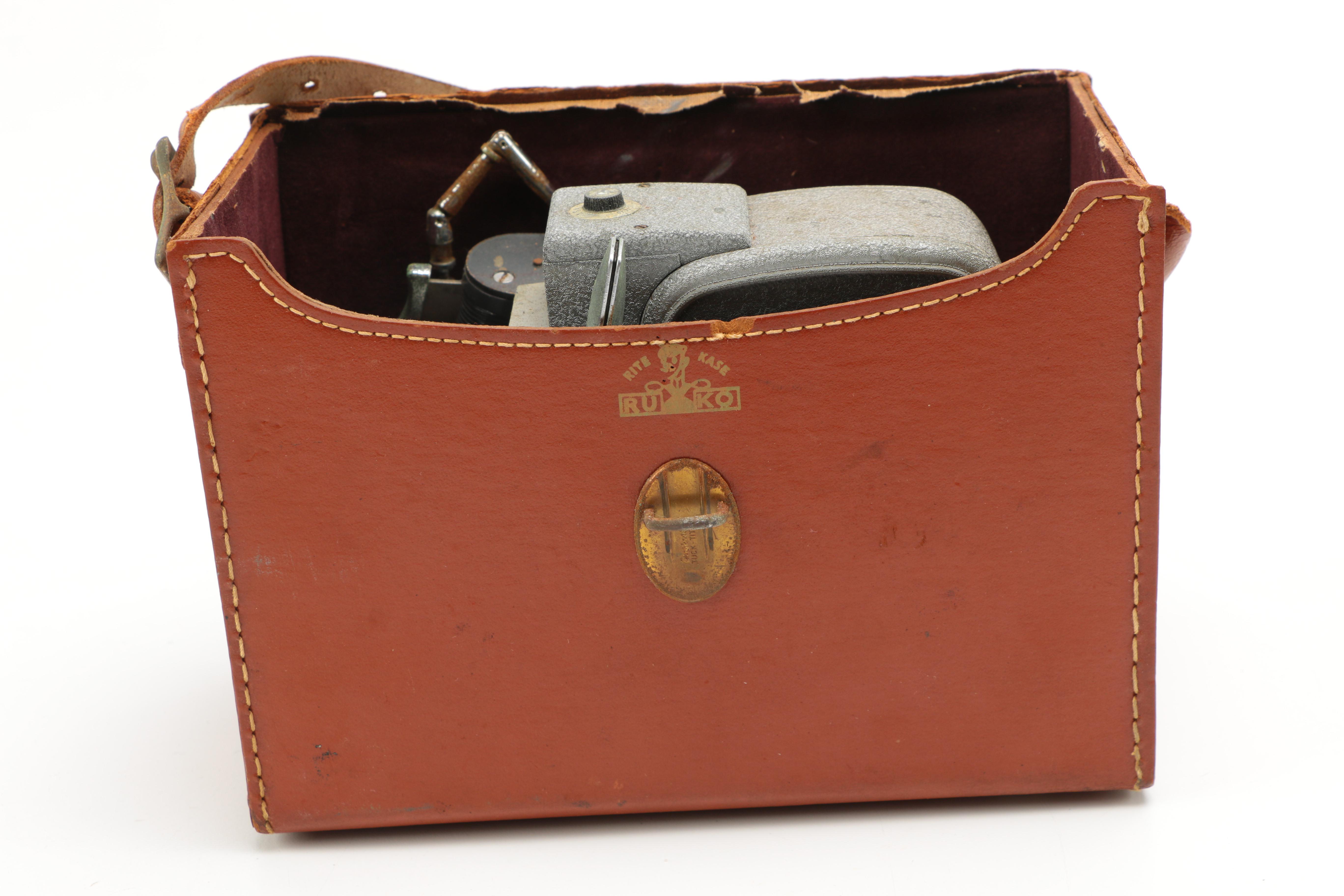 Vintage Keystone Video Cameras with Accessories