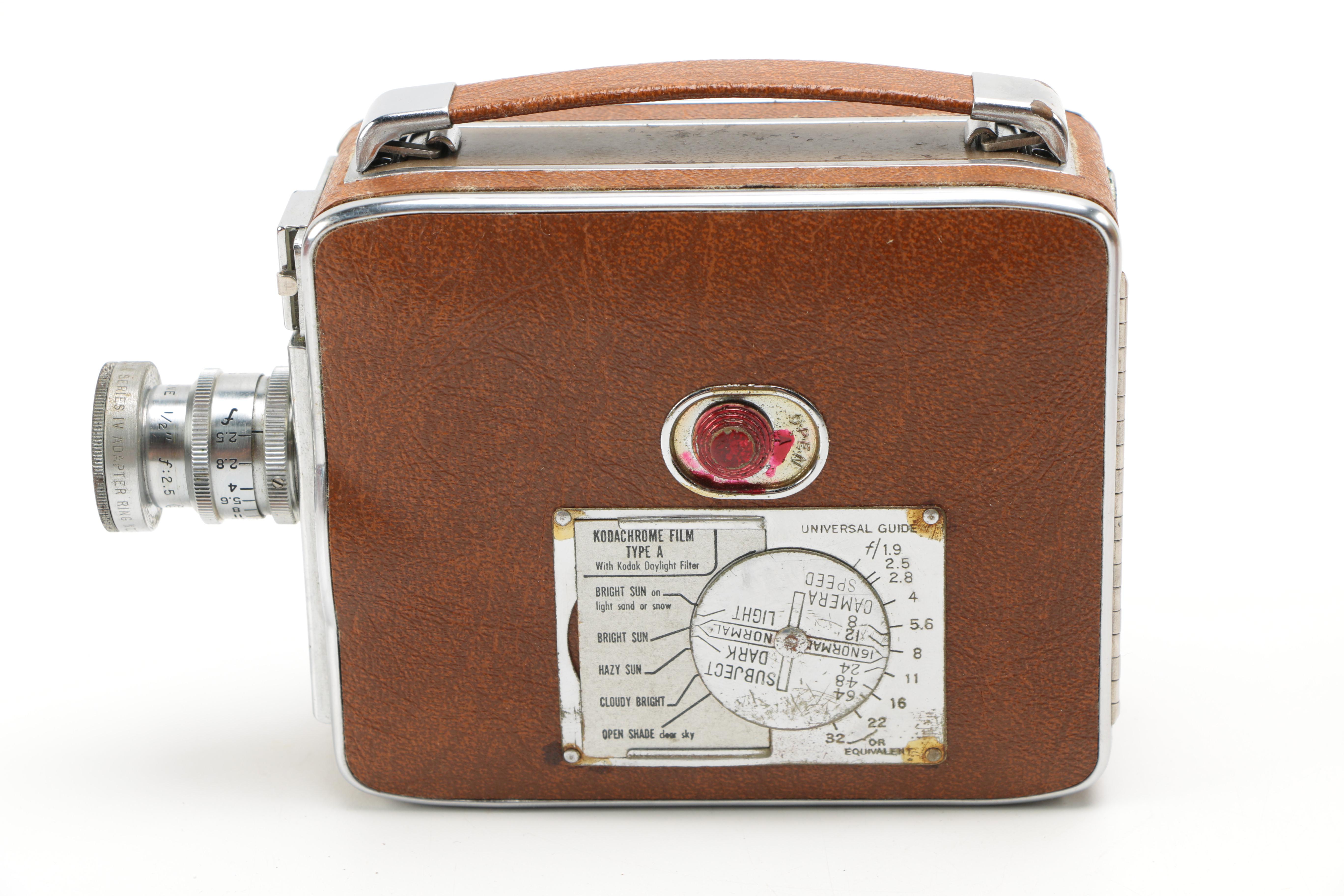 Vintage Keystone Video Cameras with Accessories