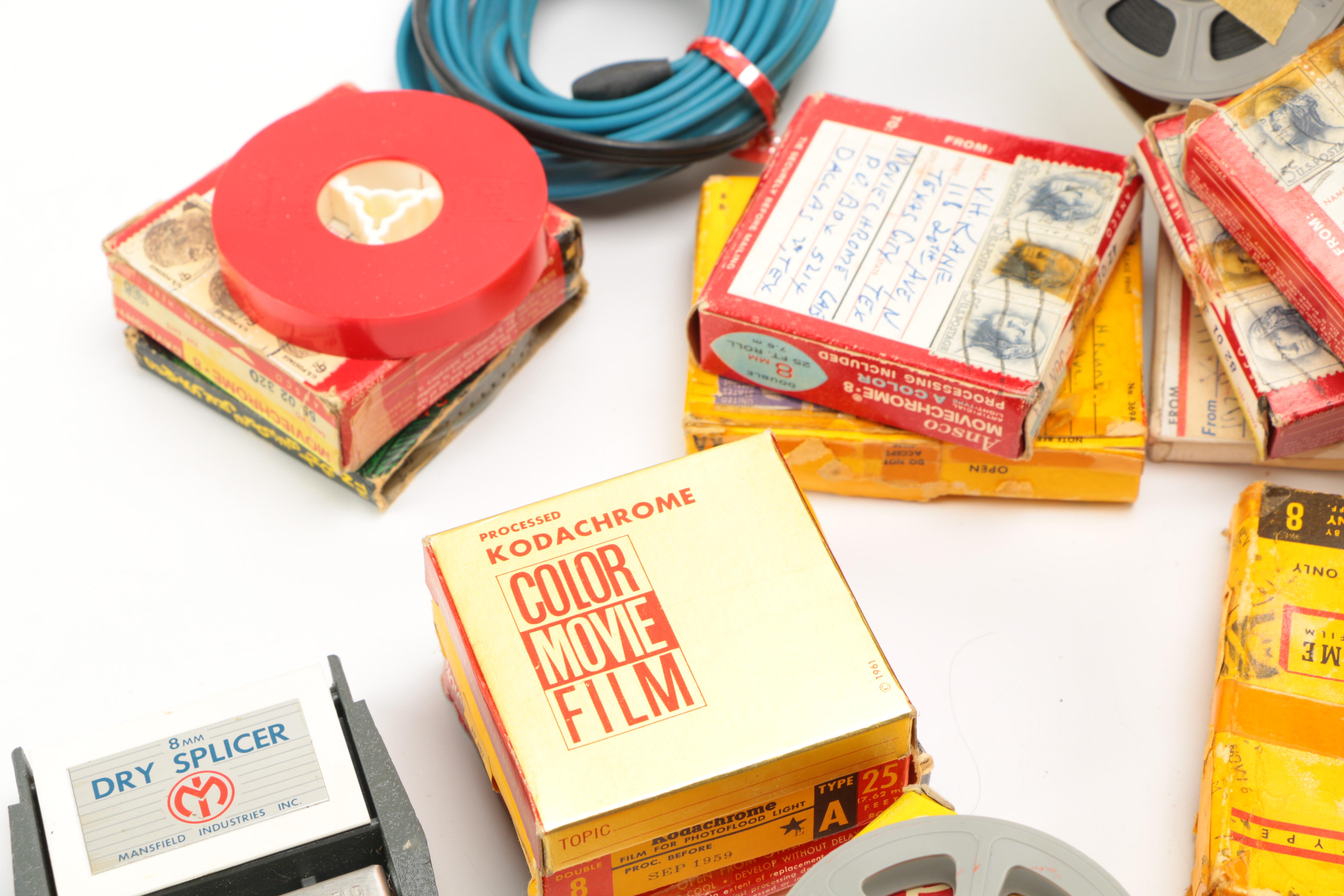 Vintage Keystone Video Cameras with Accessories