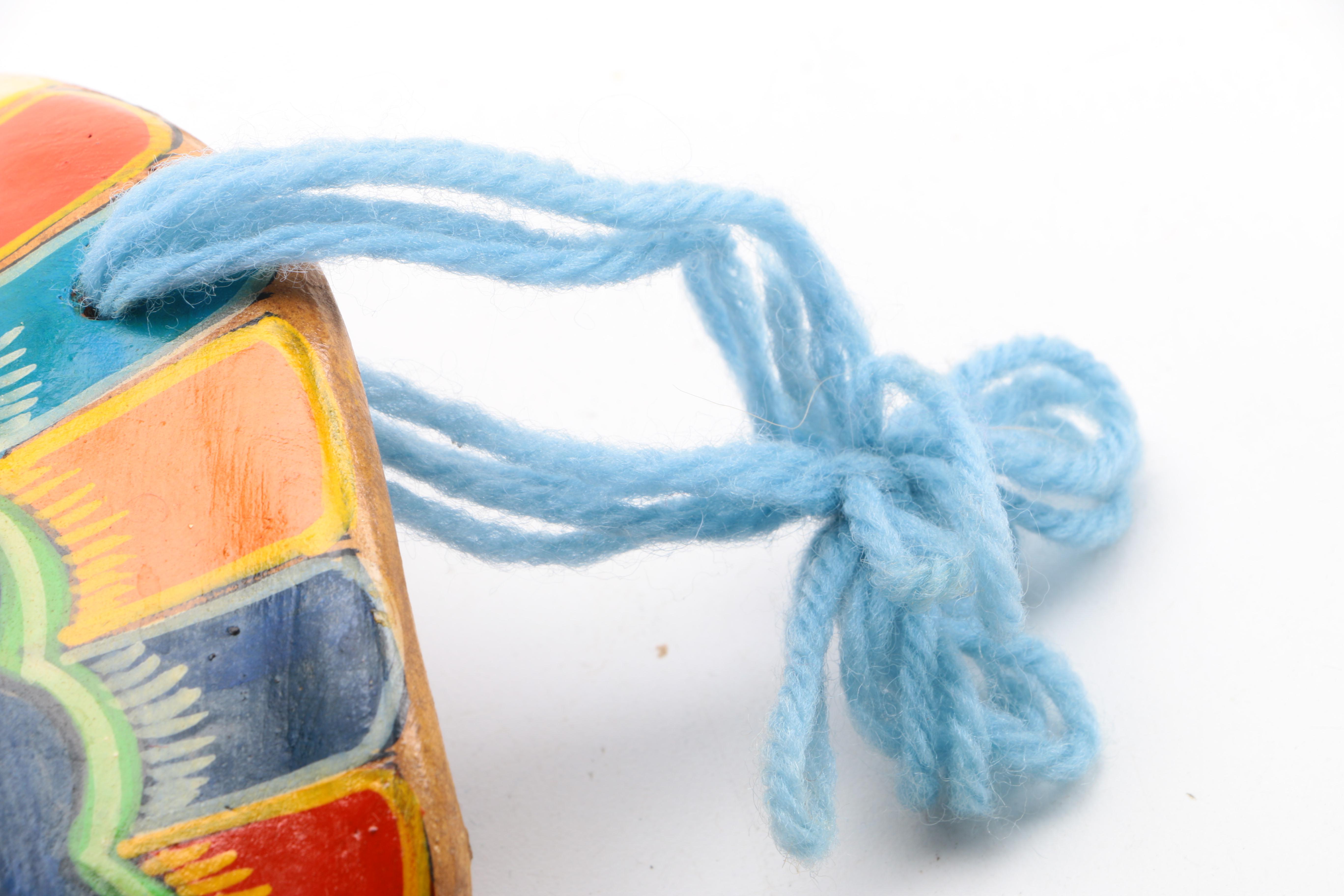 Mexican Inspired Hand Painted Ceramic Mask