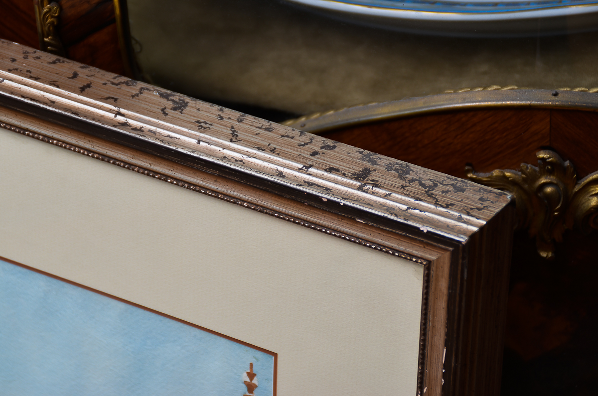 Orientalist Themed Watercolor on Paper