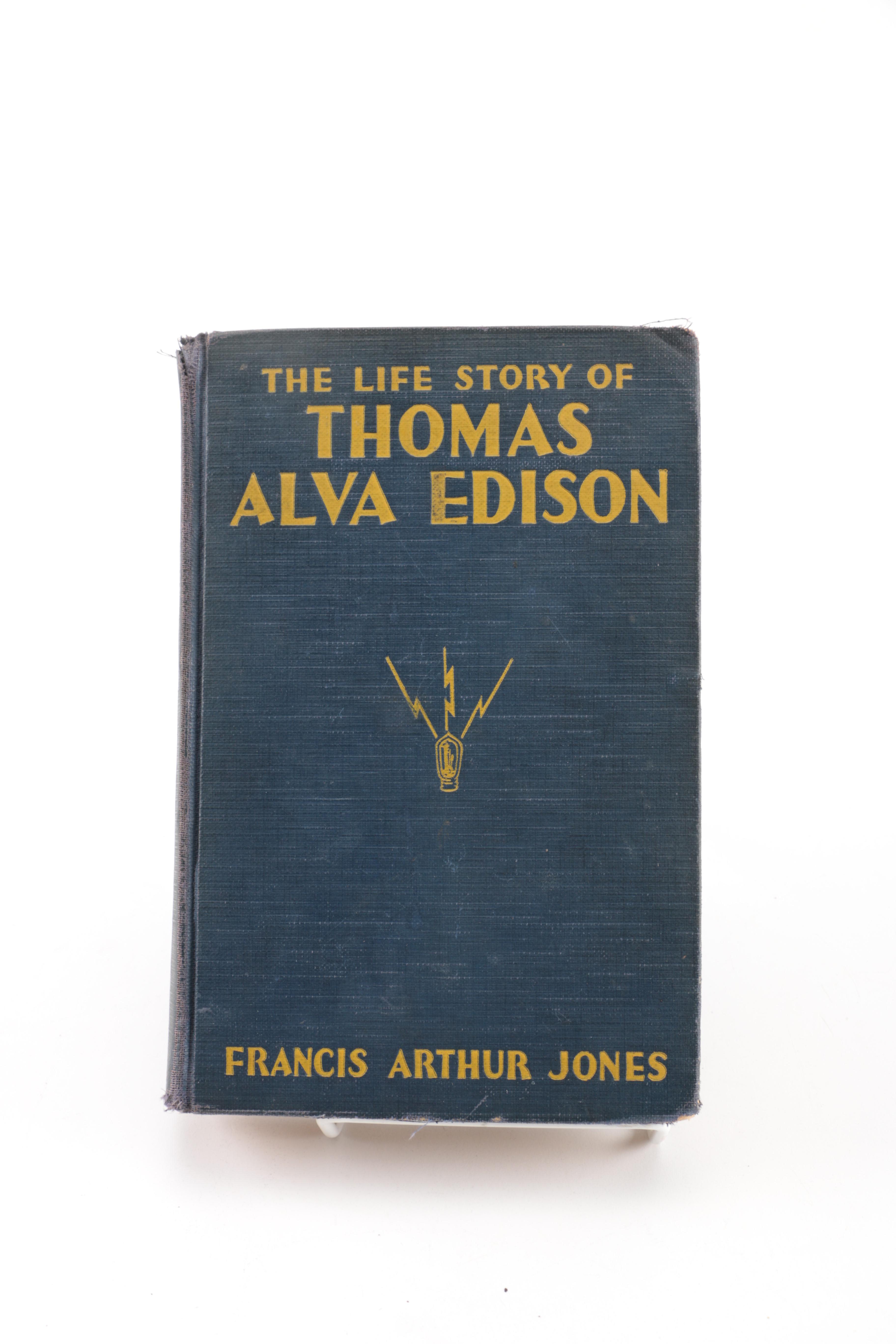 Biographies on Louis Armstrong, Thomas Edison, and Benjamin Franklin