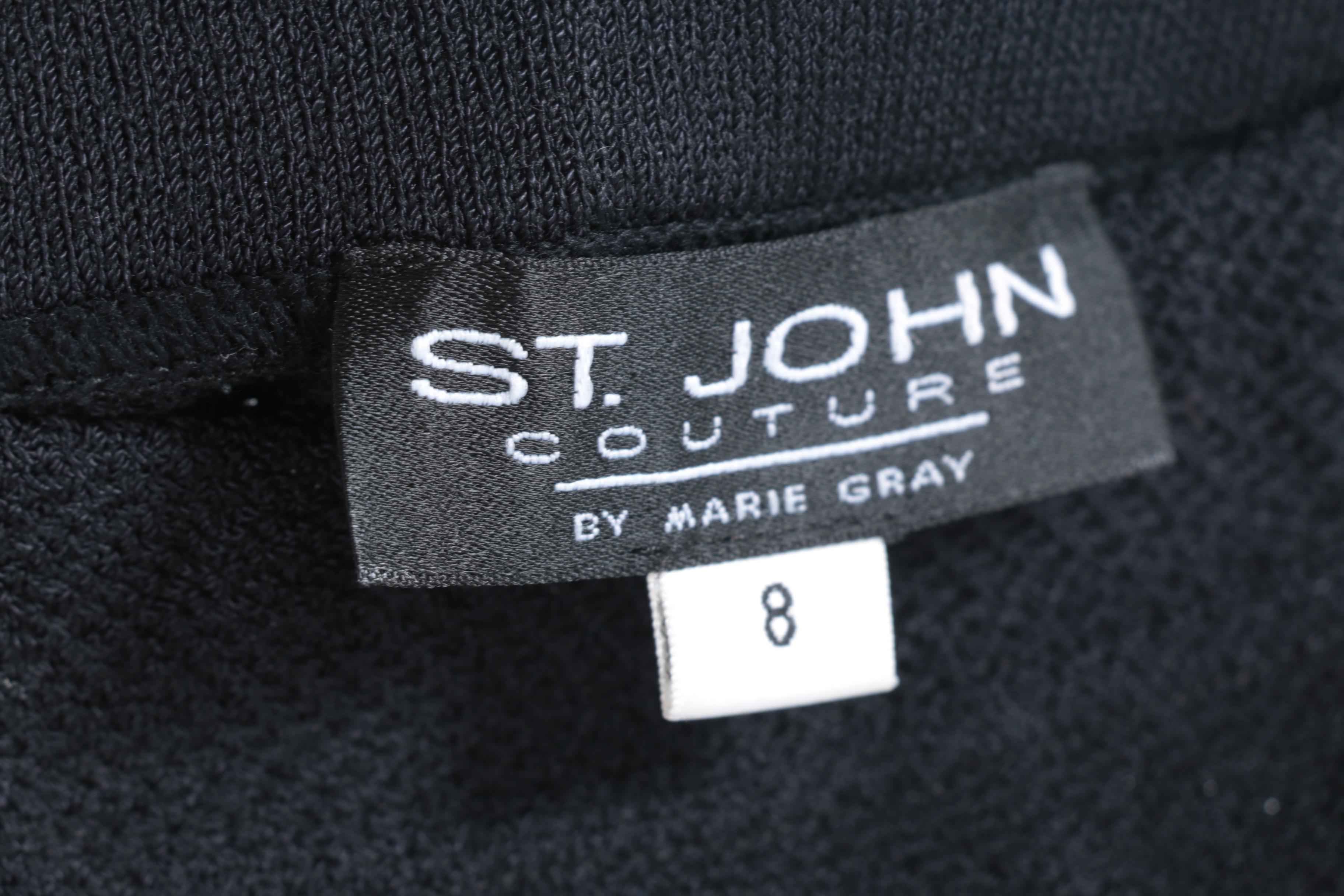 Women's Black Knit Mix and Match Separates Including St. John Collection by Marie Gray