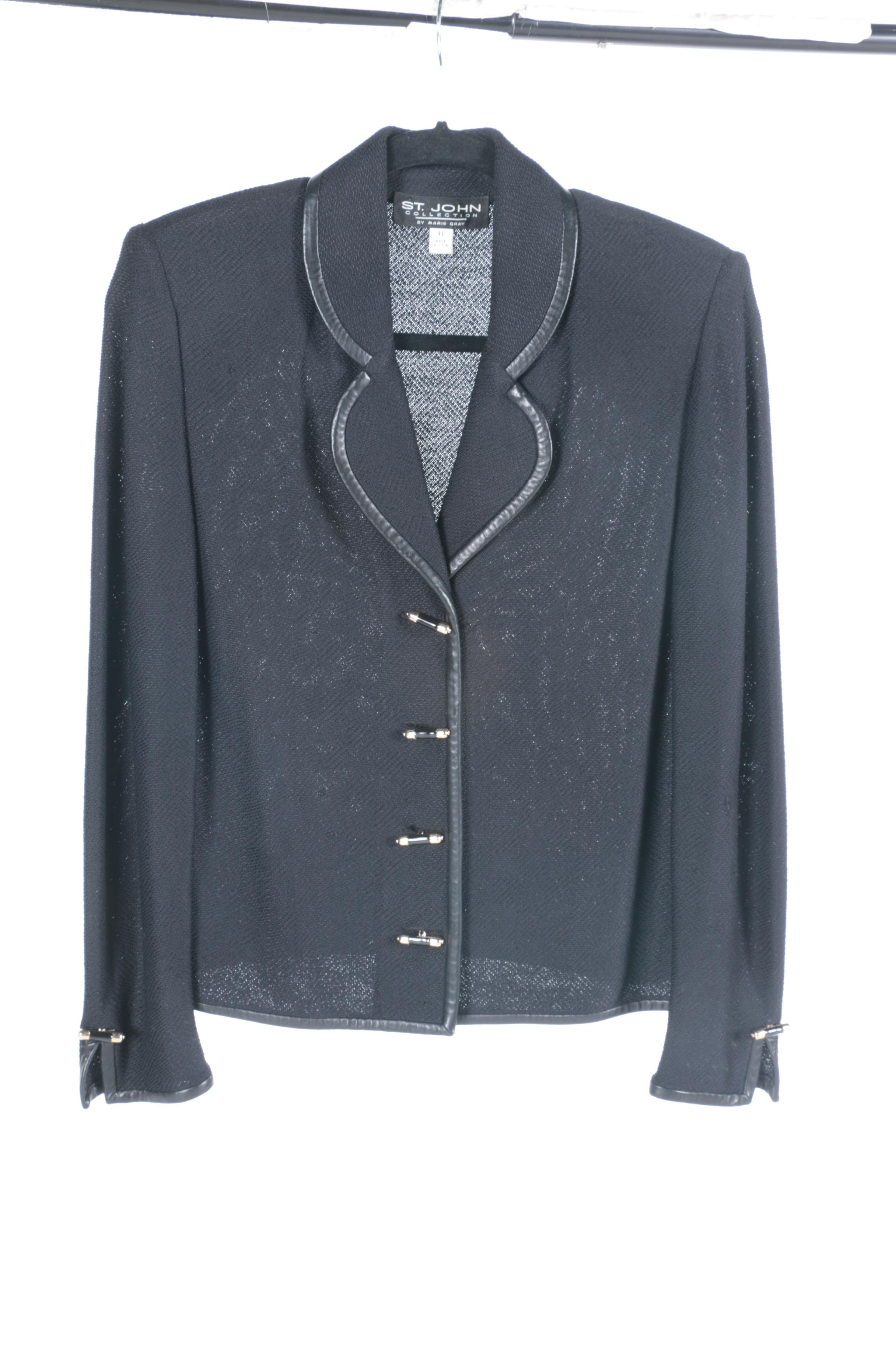 Women's Black Knit Mix and Match Separates Including St. John Collection by Marie Gray