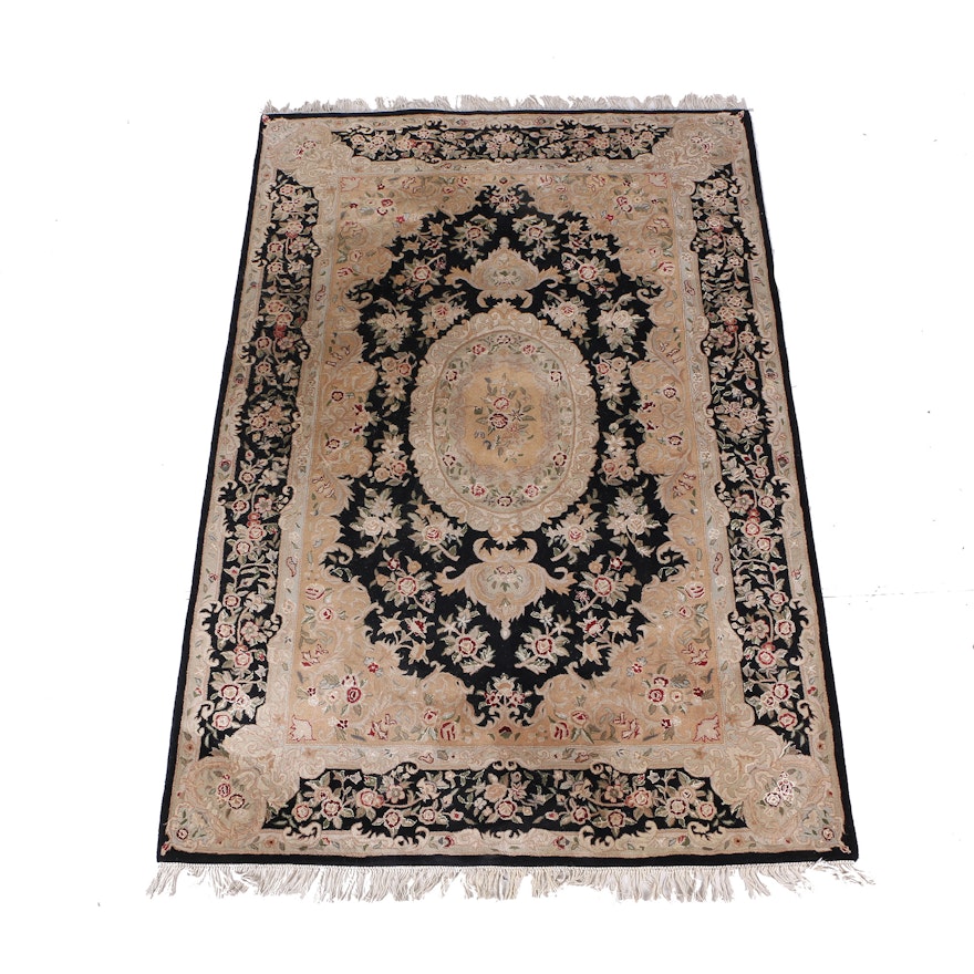 Hand-Tufted Chinese Savonnerie Style Area Rug