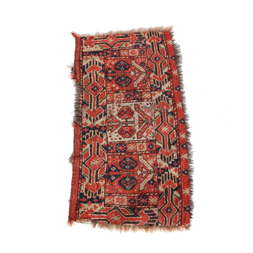 Antique Hand-Knotted Baluch Bagface