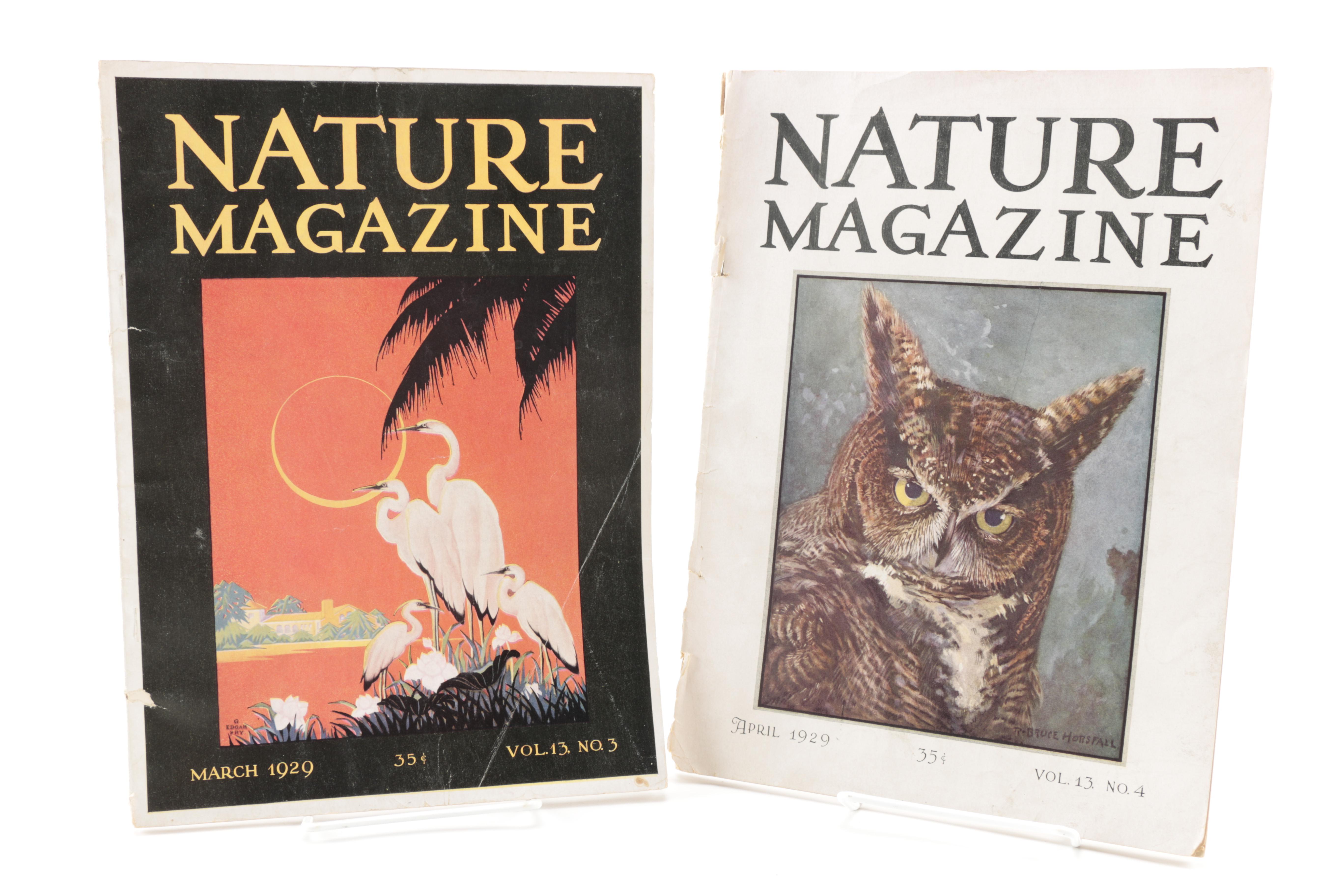 Fourteen Issues of "Nature Magazine"