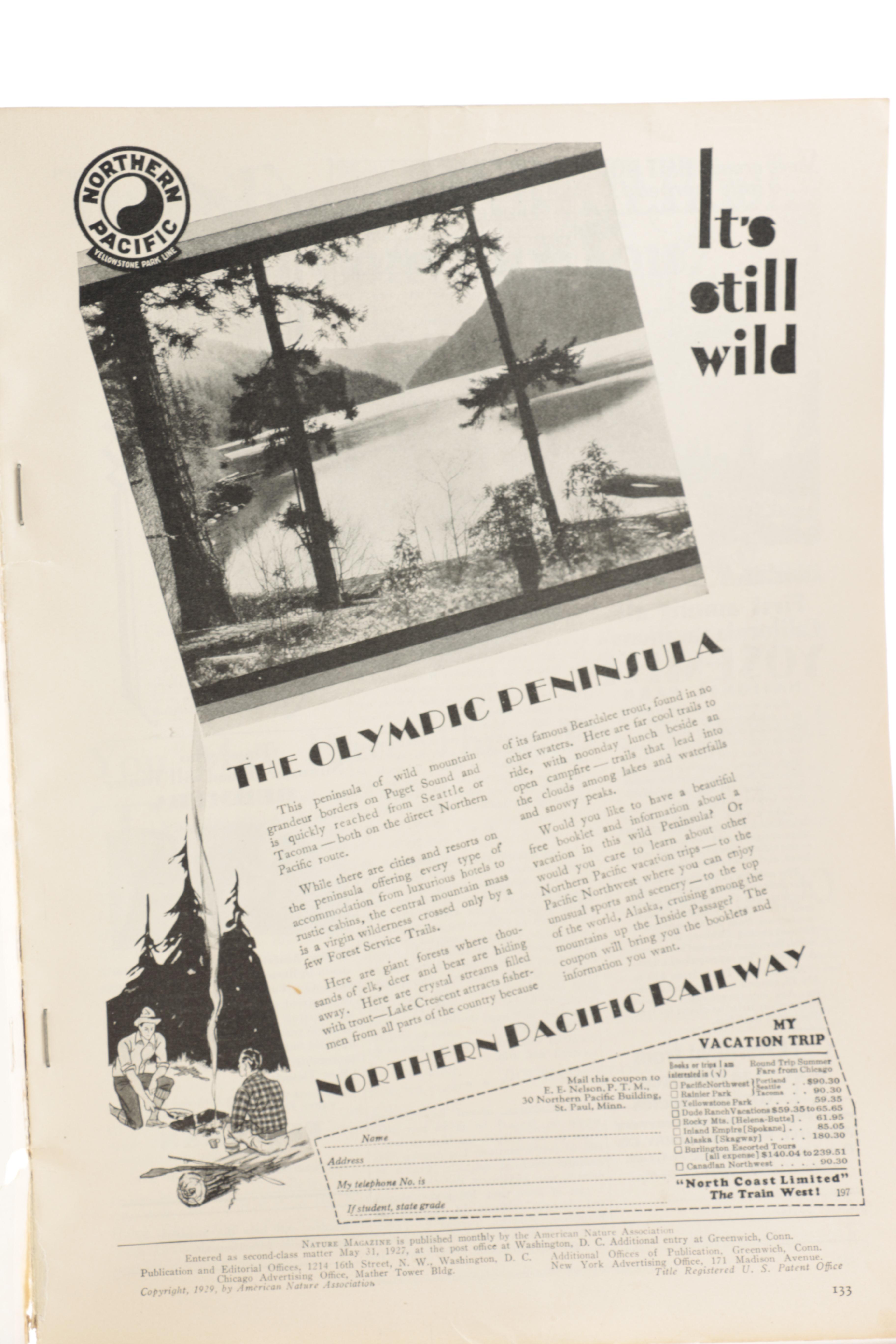 Fourteen Issues of "Nature Magazine"