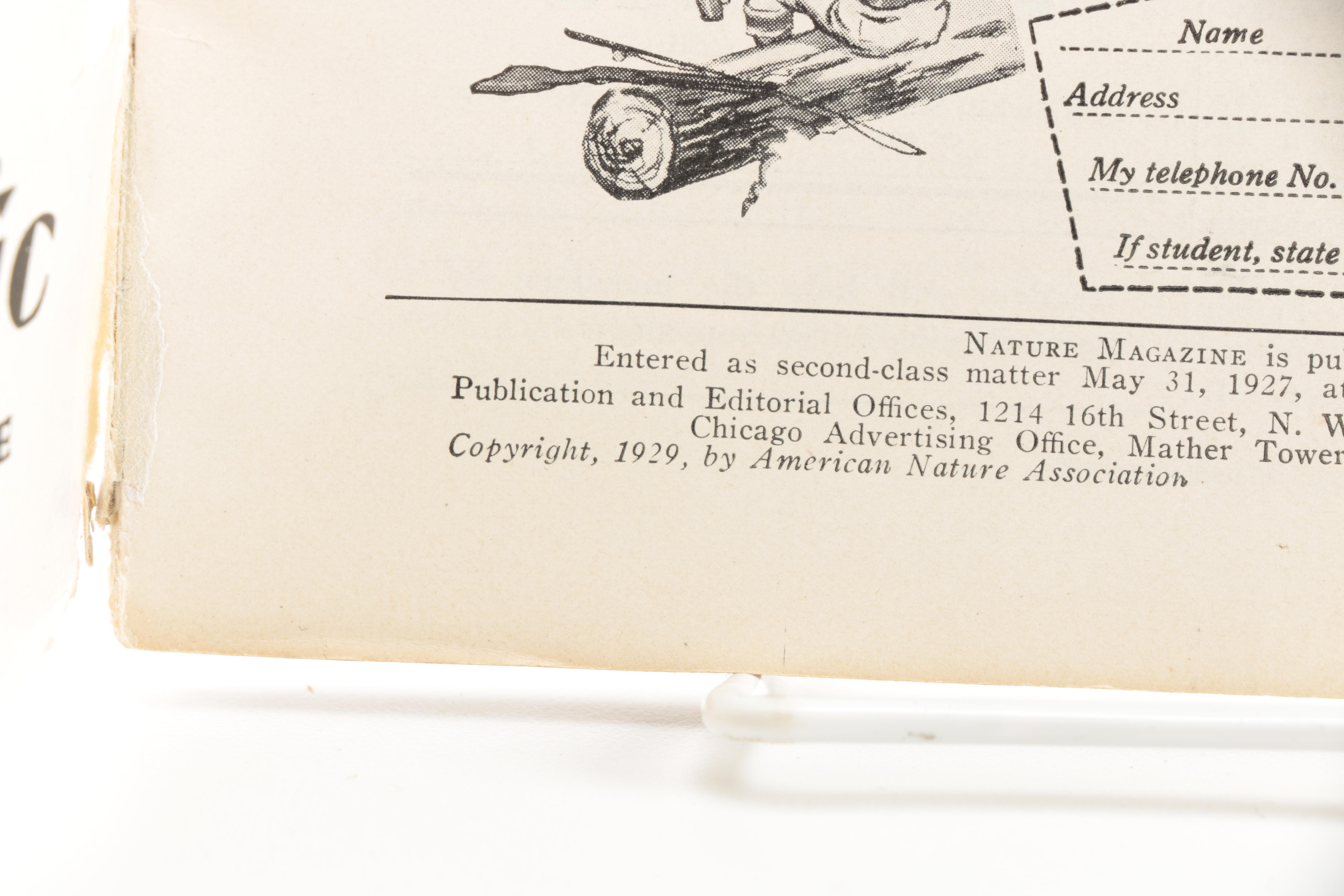 Fourteen Issues of "Nature Magazine"