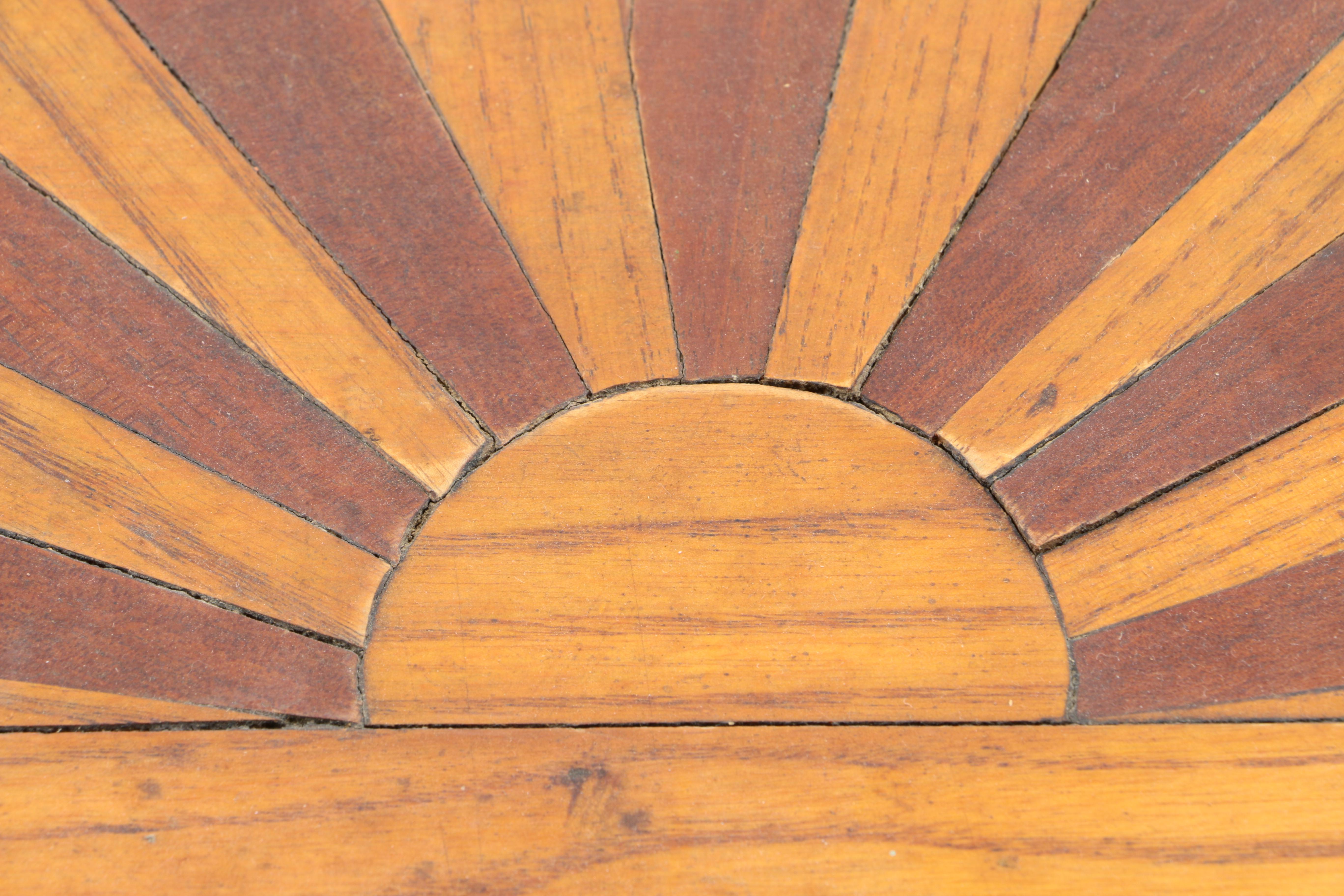 Inlaid Marquetry Wooden Tray