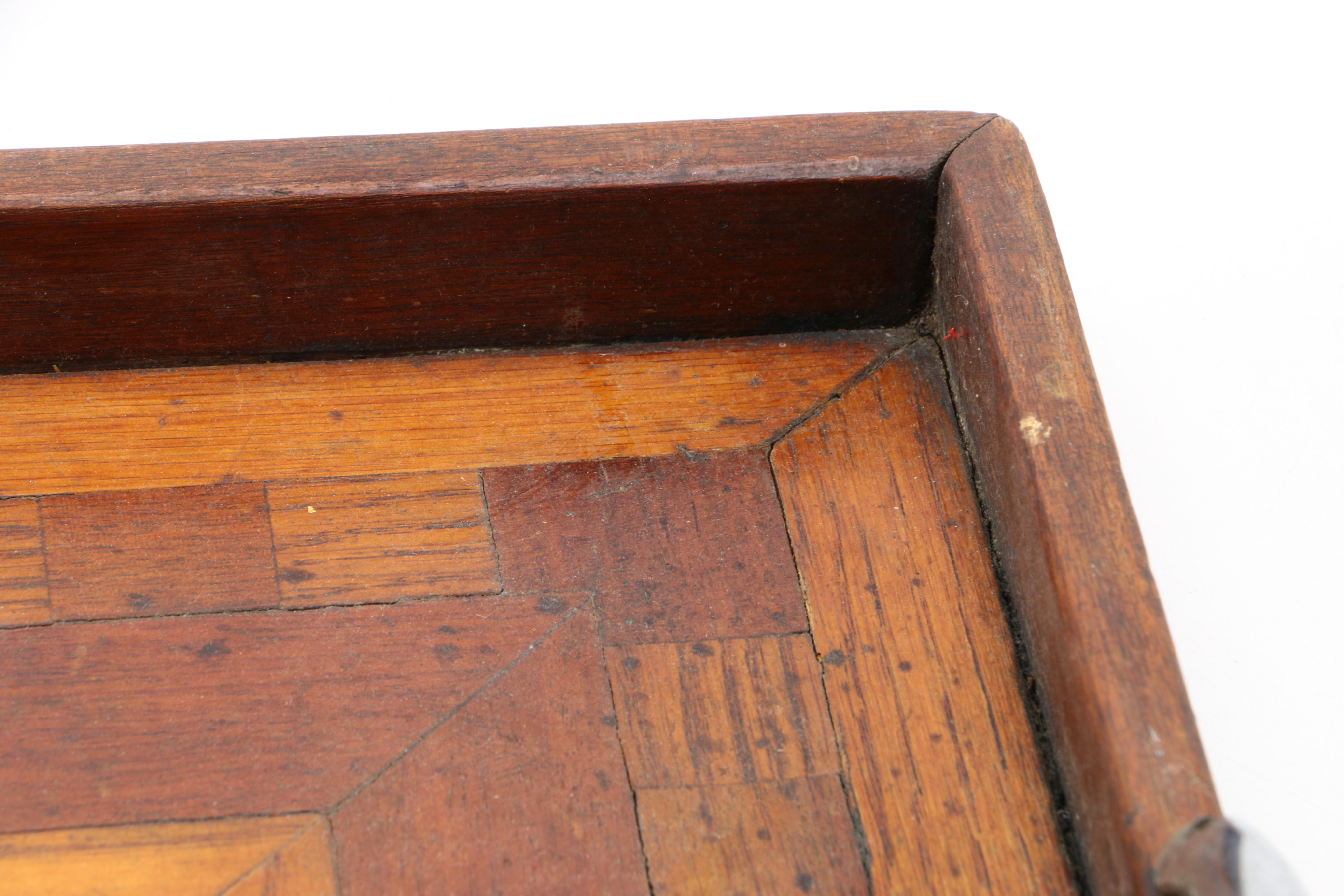 Inlaid Marquetry Wooden Tray