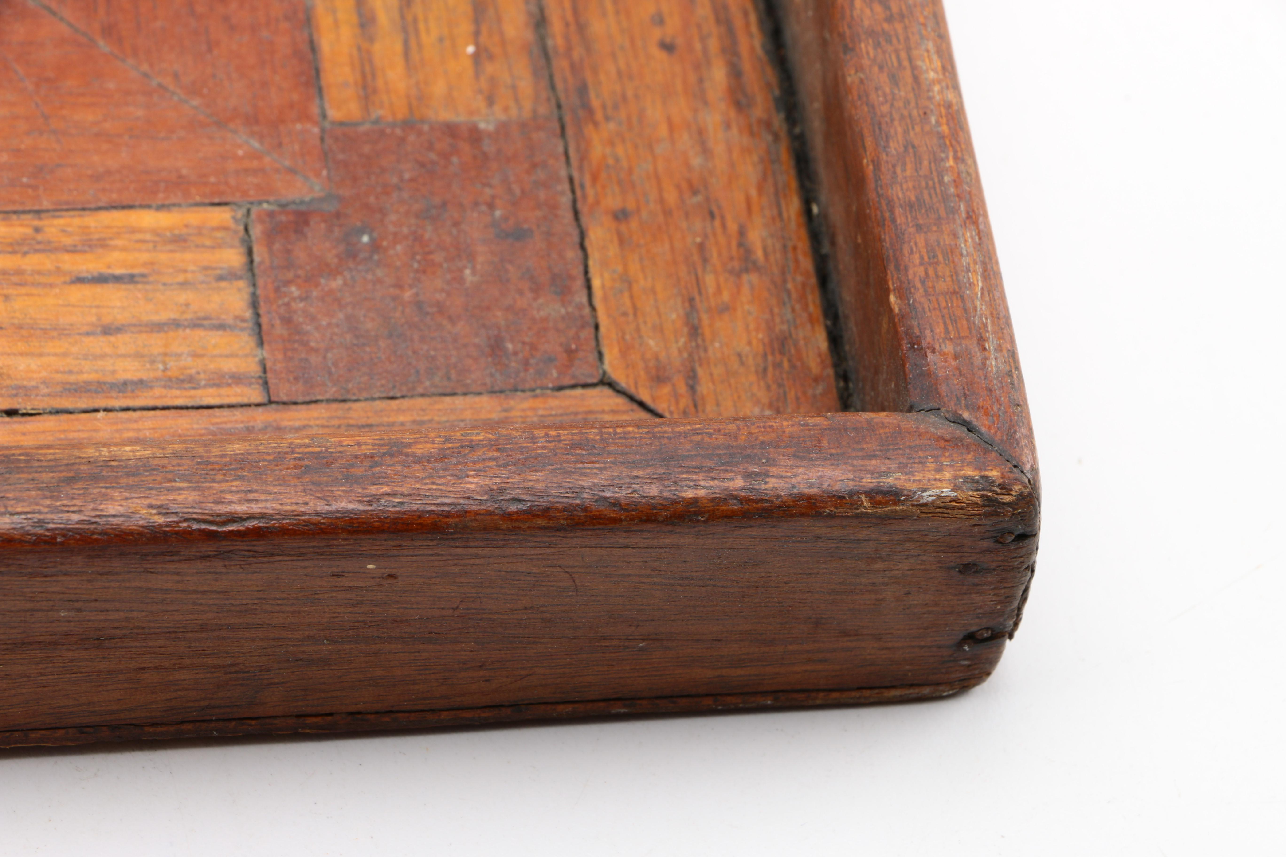 Inlaid Marquetry Wooden Tray