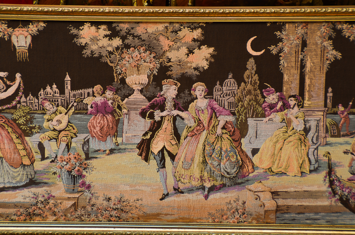 Framed Vintage Tapestry