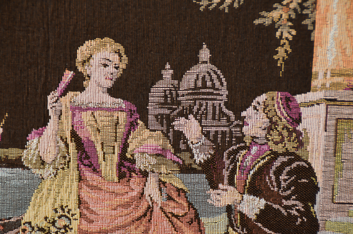 Framed Vintage Tapestry