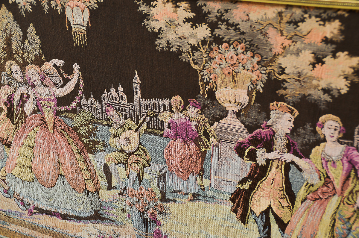 Framed Vintage Tapestry