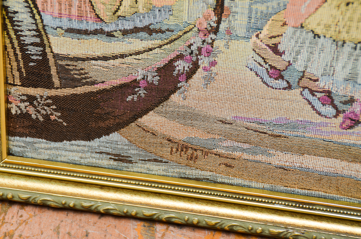 Framed Vintage Tapestry