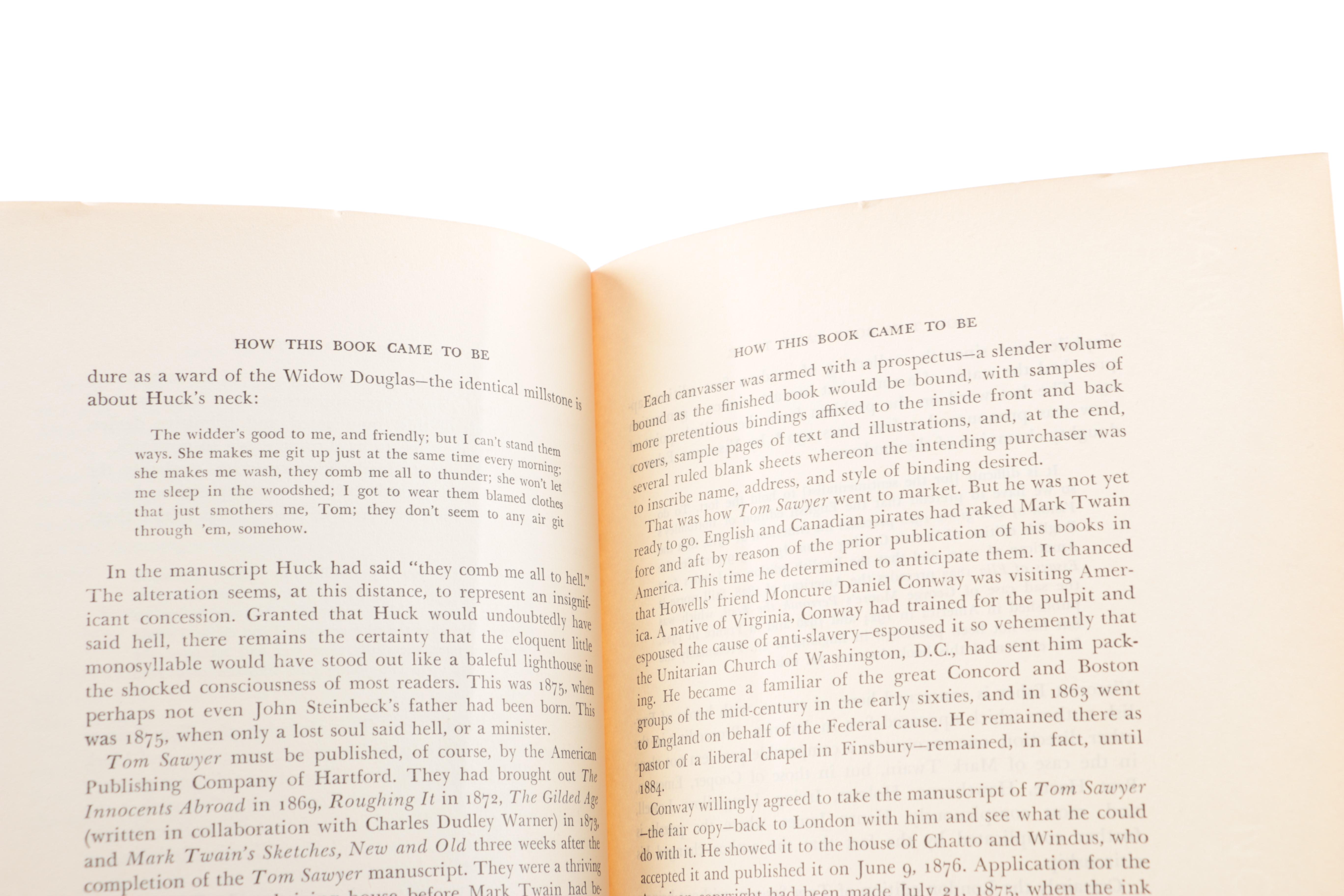 1936 Heritage Press "The Adventures of Tom Sawyer" With Norman Rockwell Illustrations