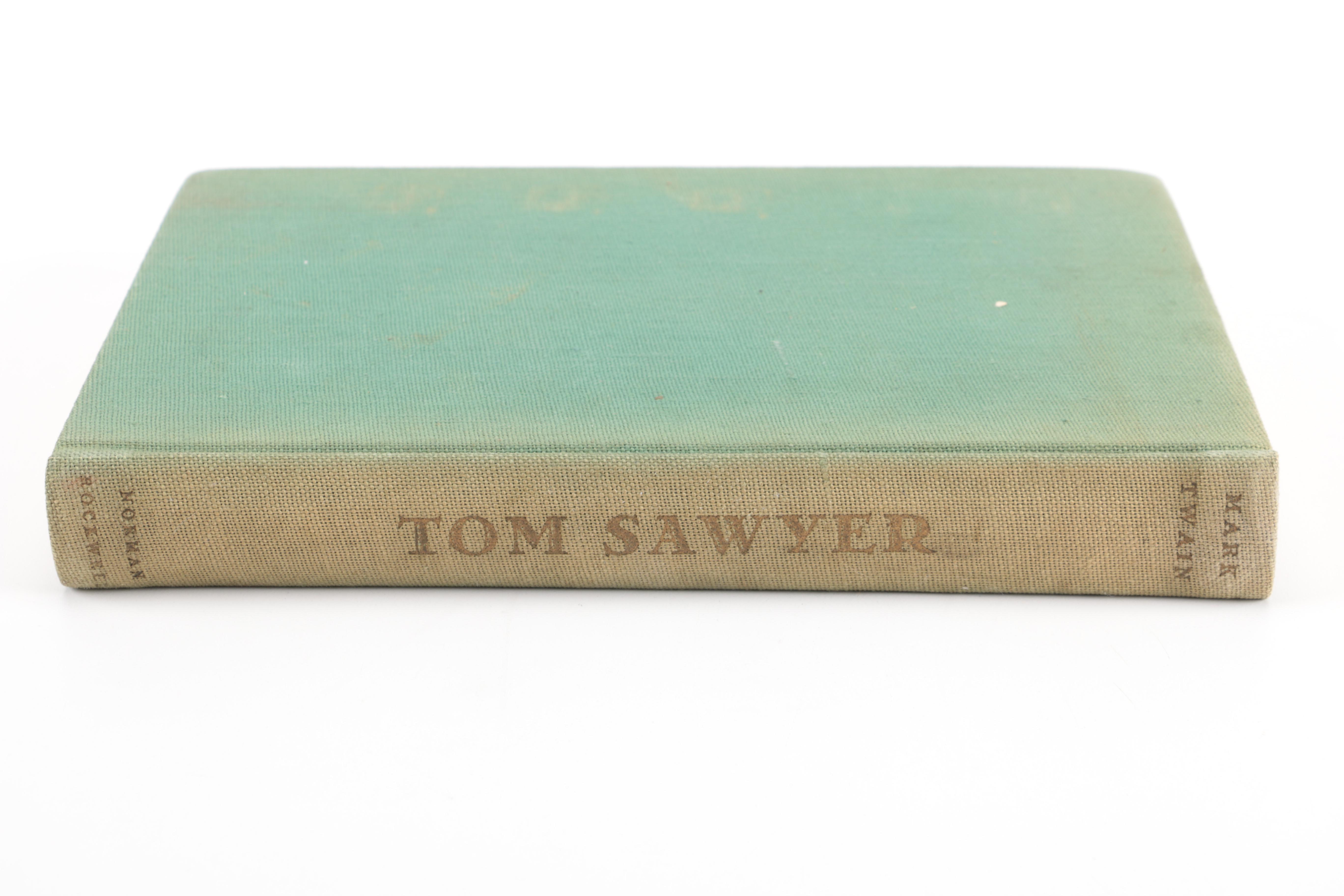 1936 Heritage Press "The Adventures of Tom Sawyer" With Norman Rockwell Illustrations